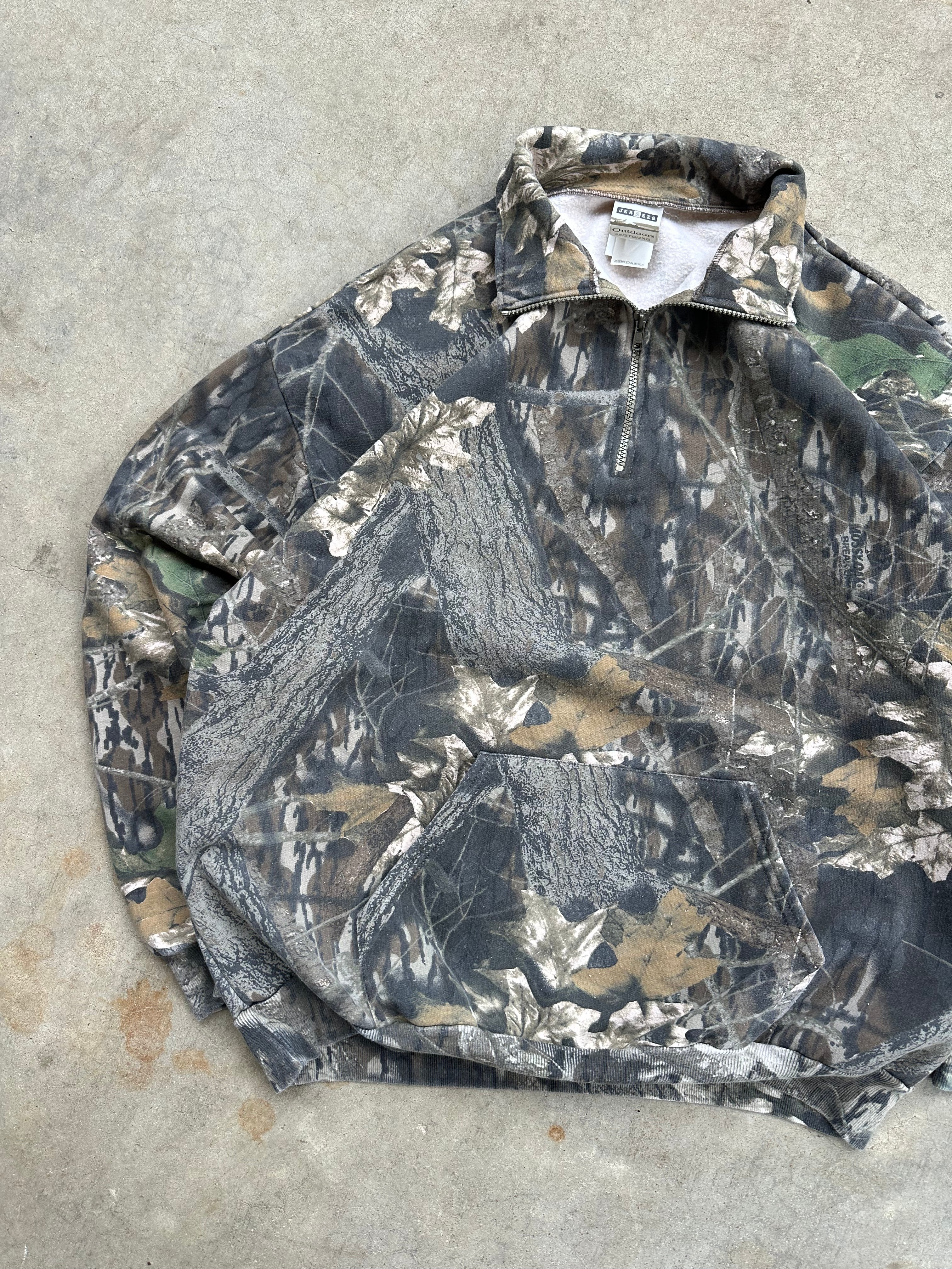 1990s Jerzees Mossy Oak Camo Sweatshirt (XXL)