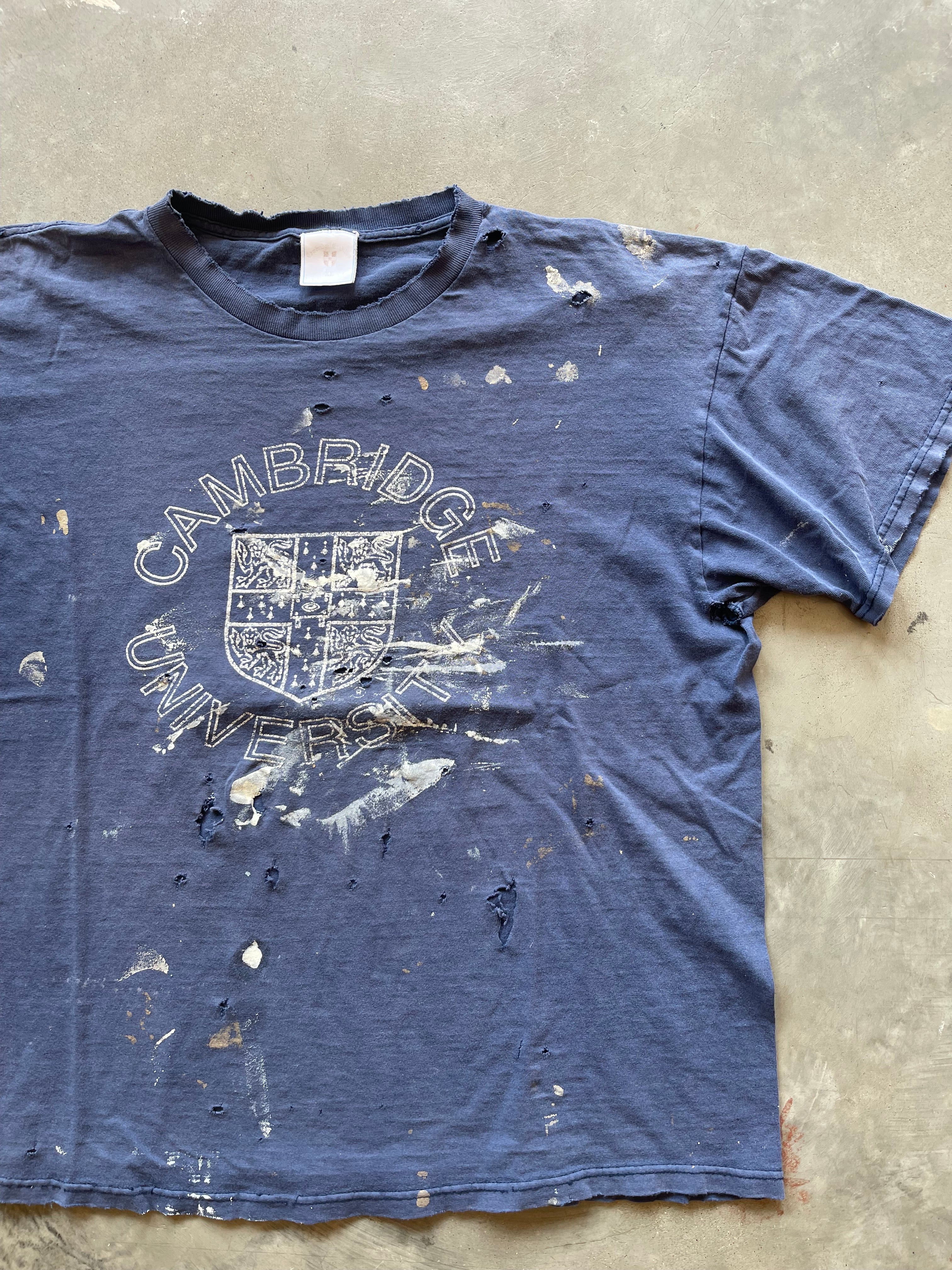 Vintage Thrashed Cambridge University T-Shirt (XL)