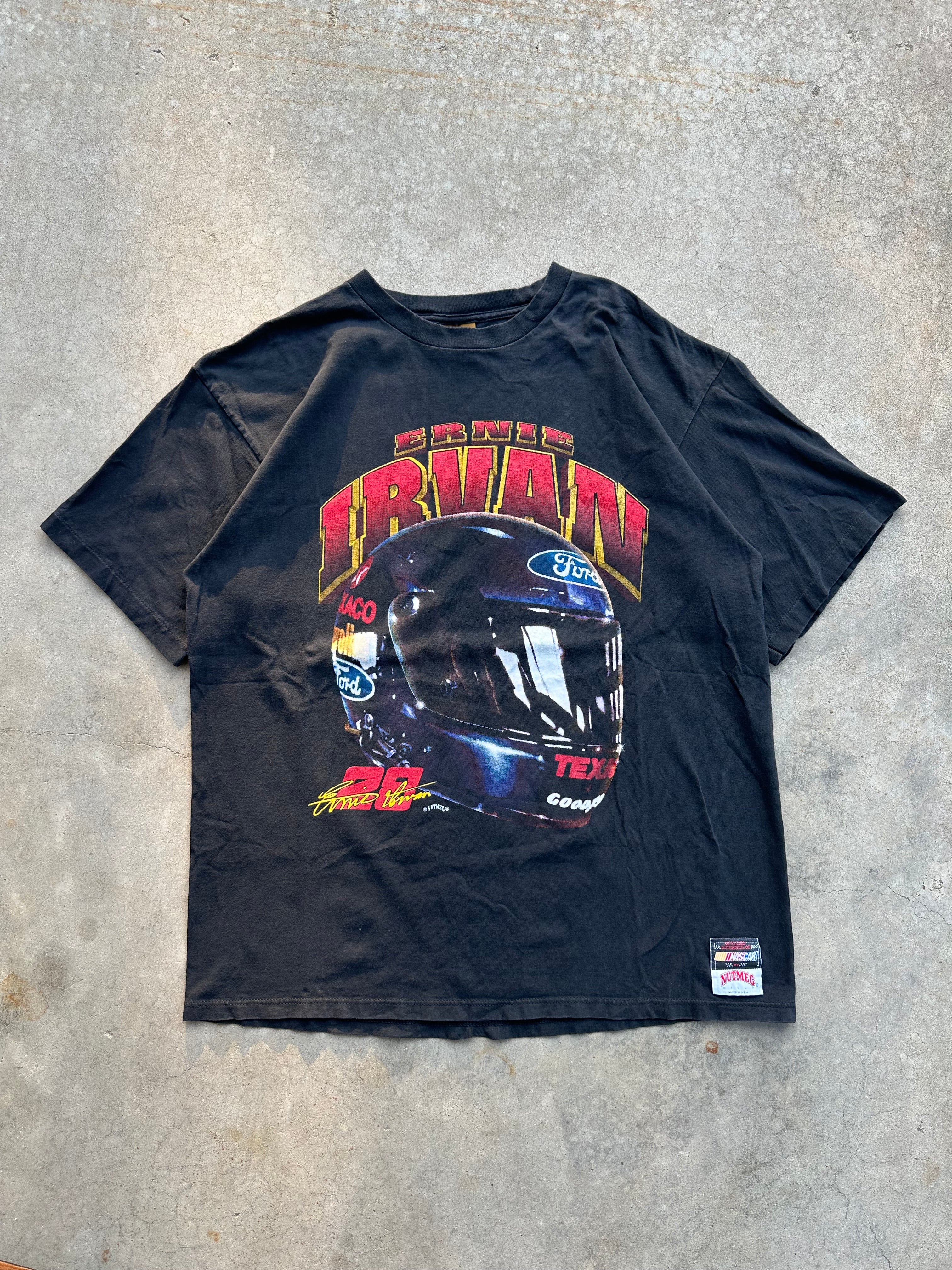1990s Ernie Irvan NASCAR T-Shirt (XL)