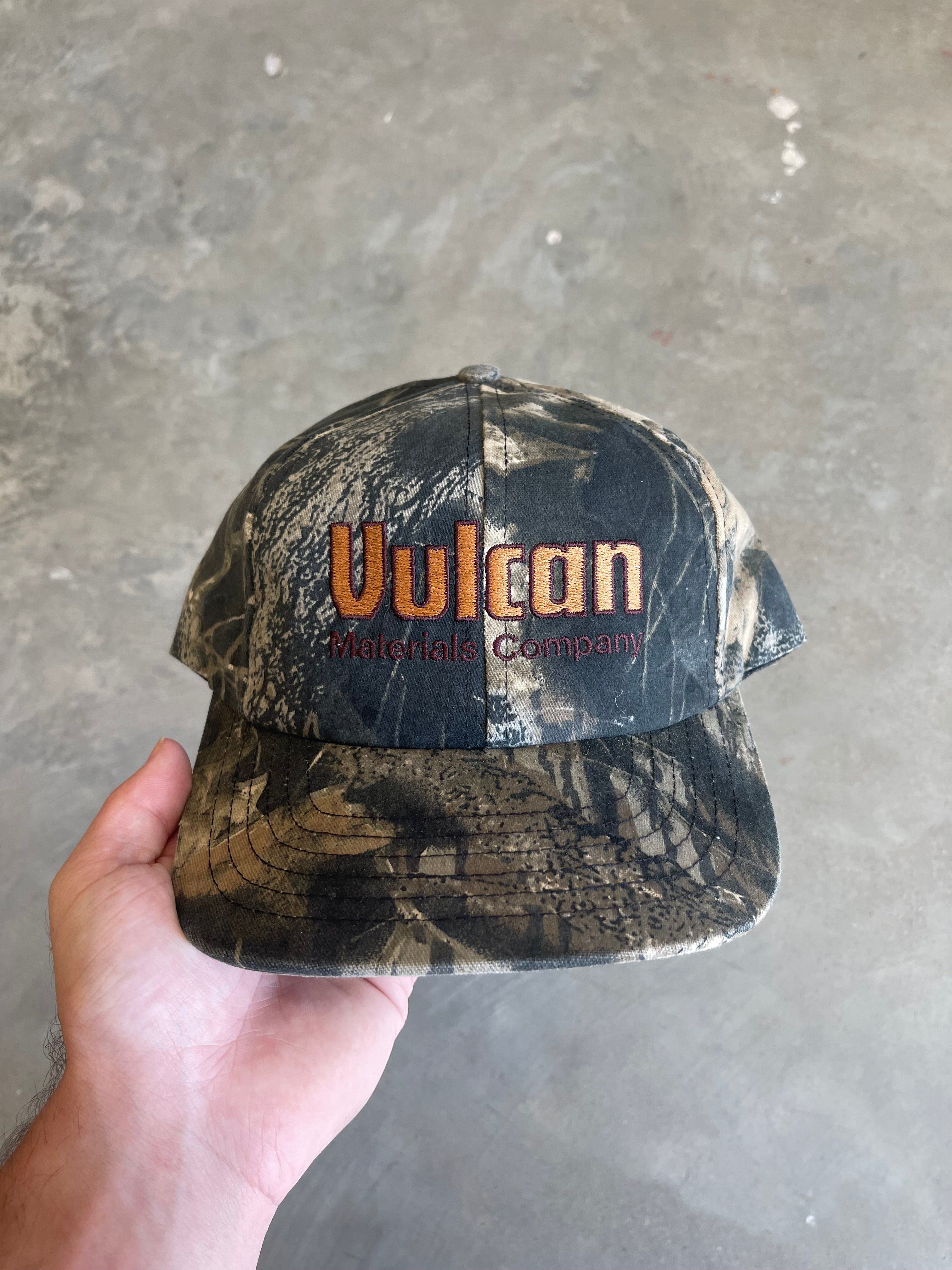 Vintage Vulcan Materials Co. Camo Hat