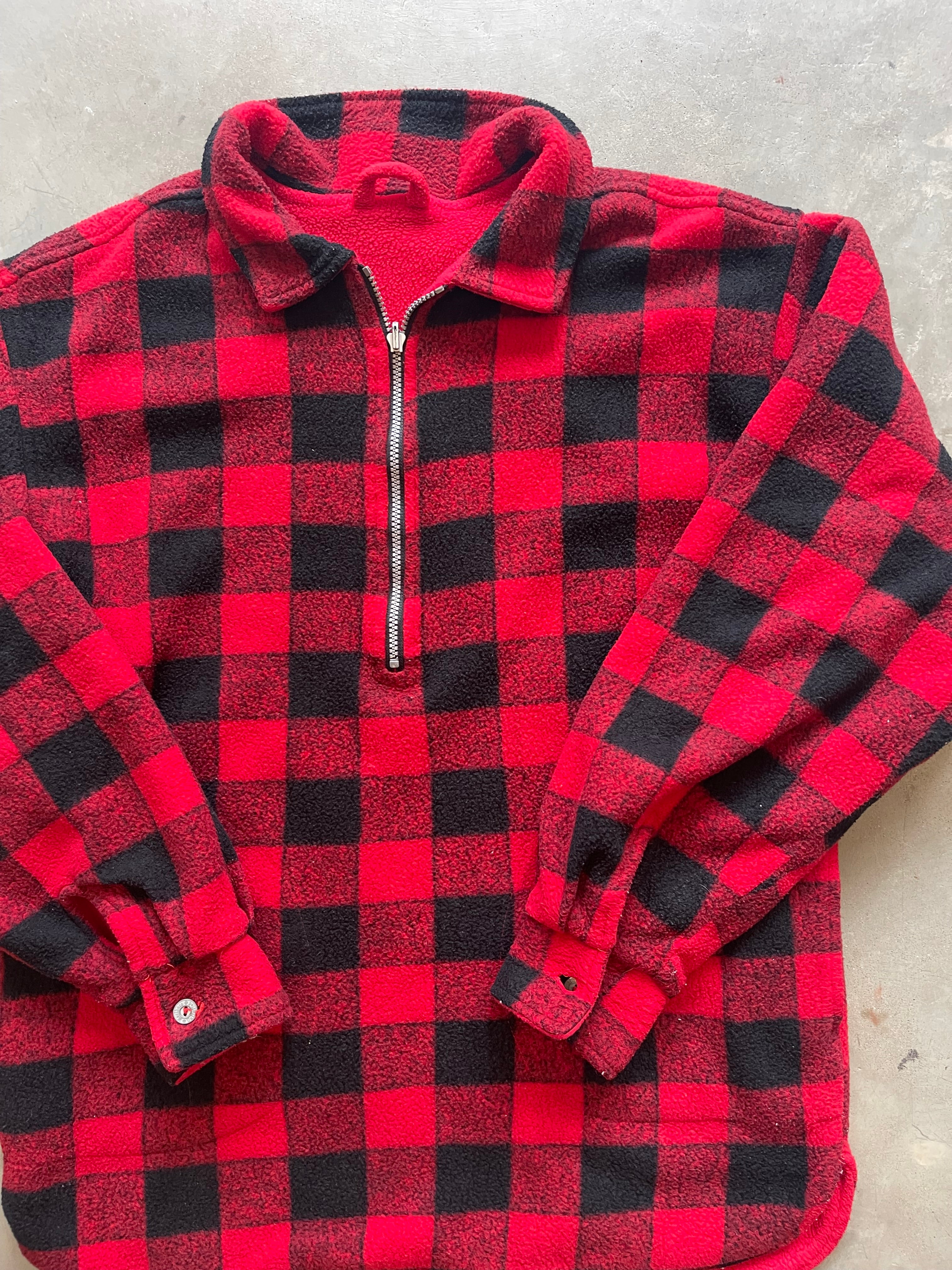 Vintage Marlboro Quarter-Zip Fleece Pullover (L)