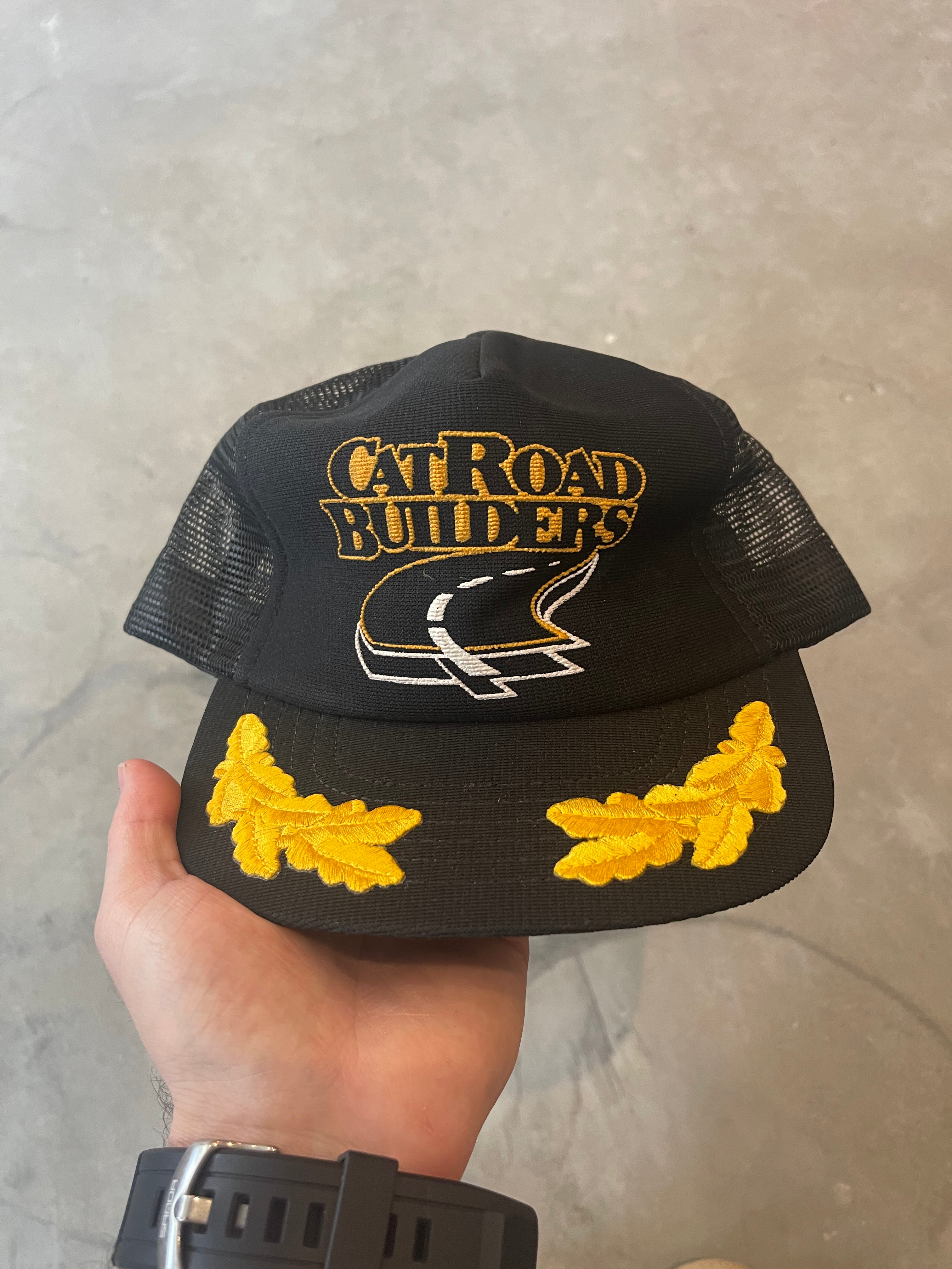 Vintage CatRoad Builders Hat