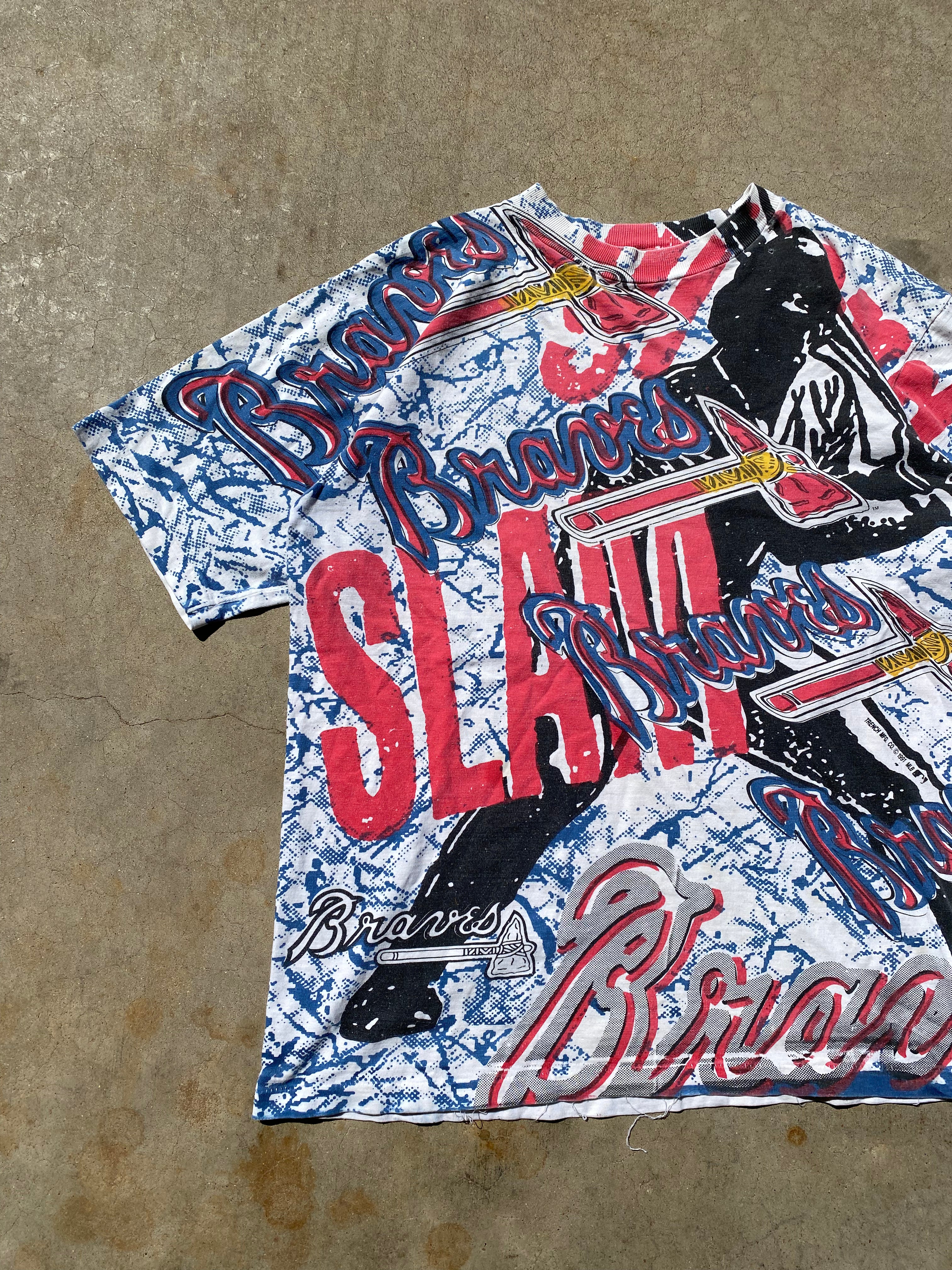 1991 Atlanta Braves AOP T-Shirt (M)