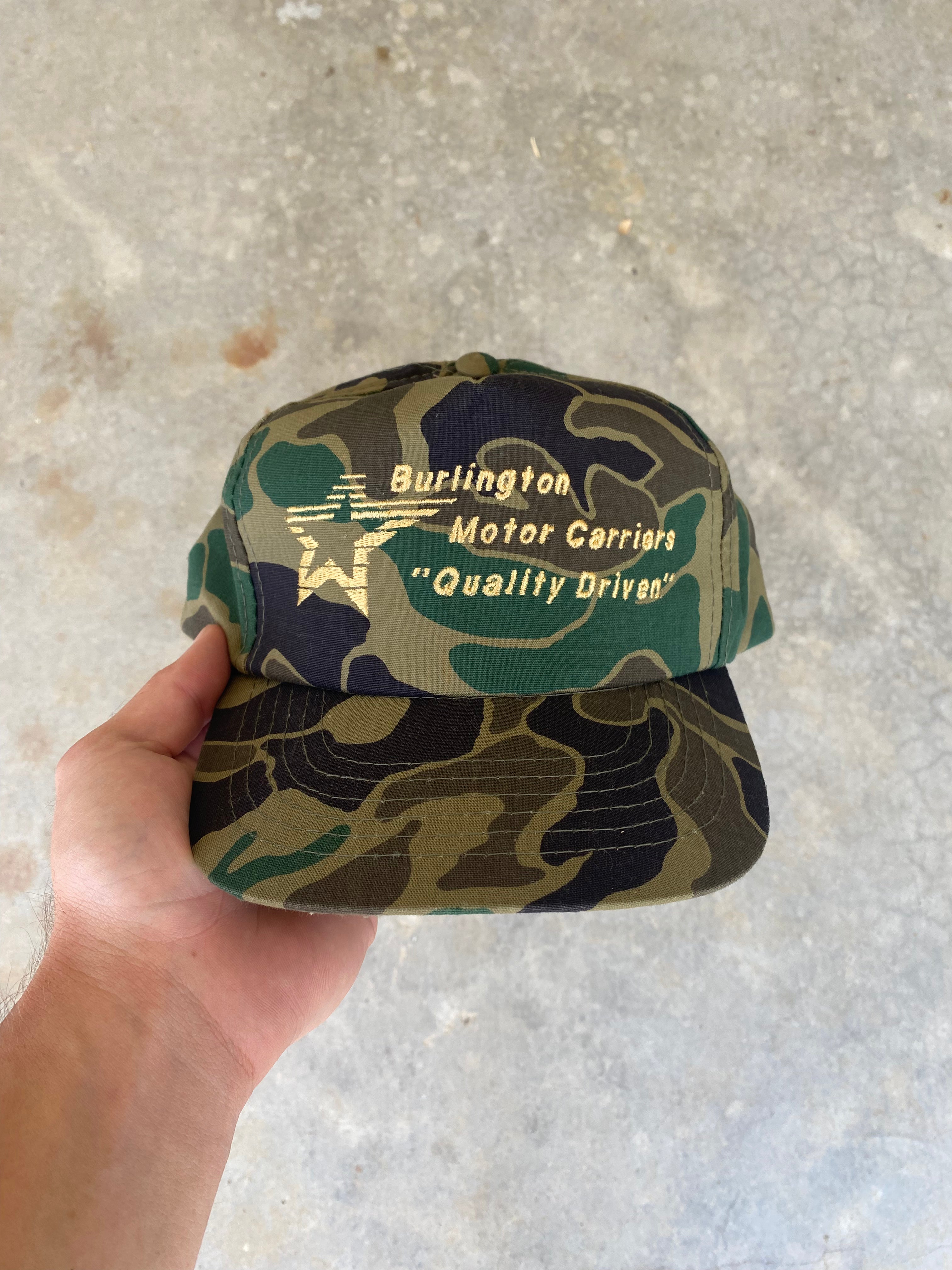 1990s Quality Driven Duck Camo Snapback