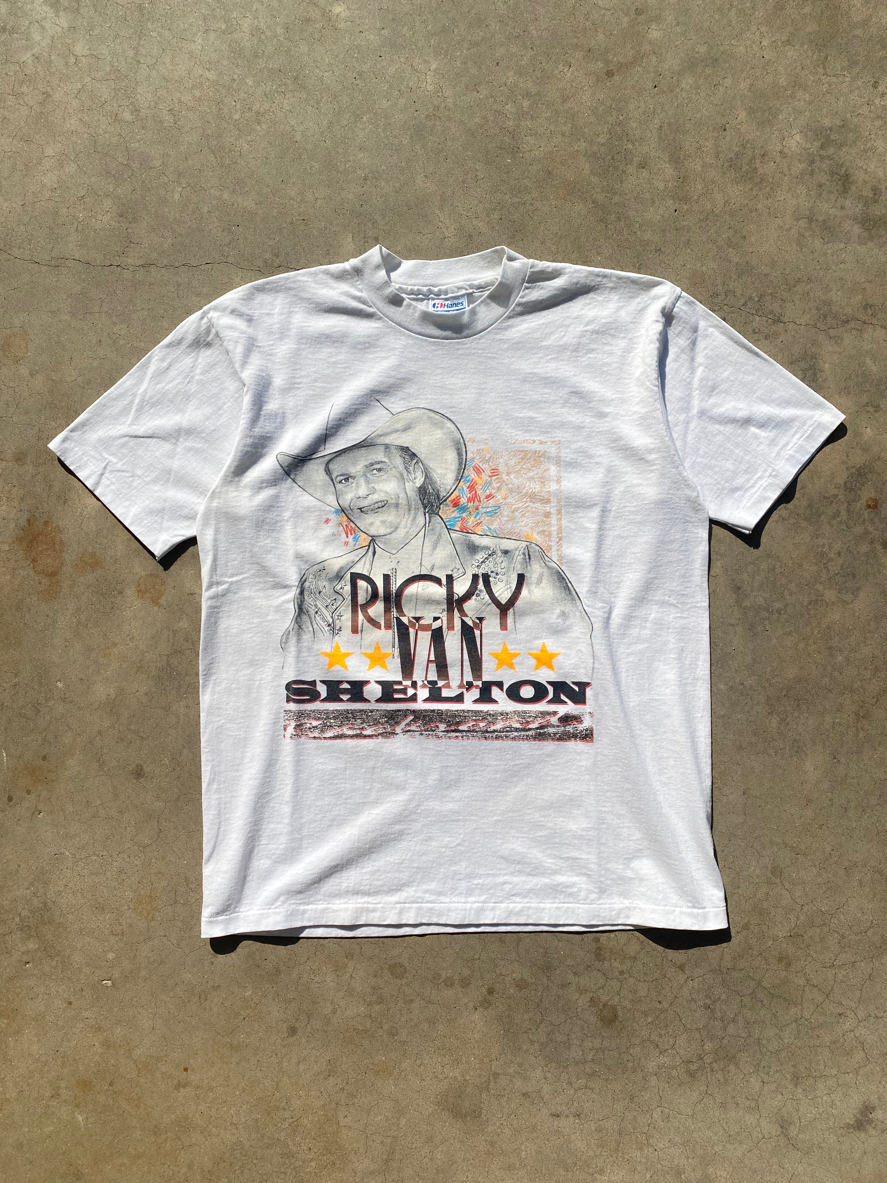 1991 Ricky Van Shelton “I Am A Simple Man” Tour T-Shirt (M/L)