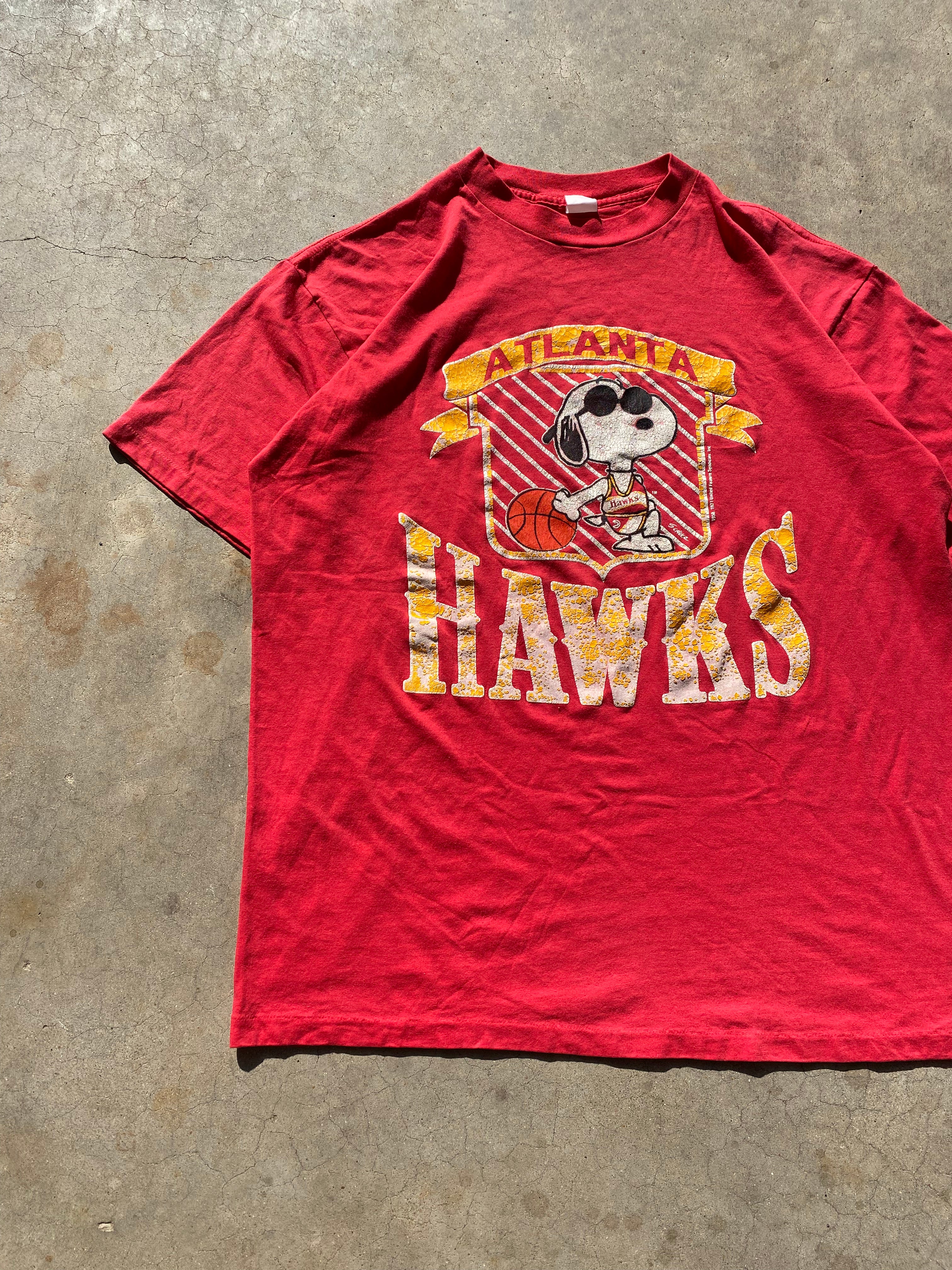 1980s Atlanta Hawks Snoopy T-Shirt (L)