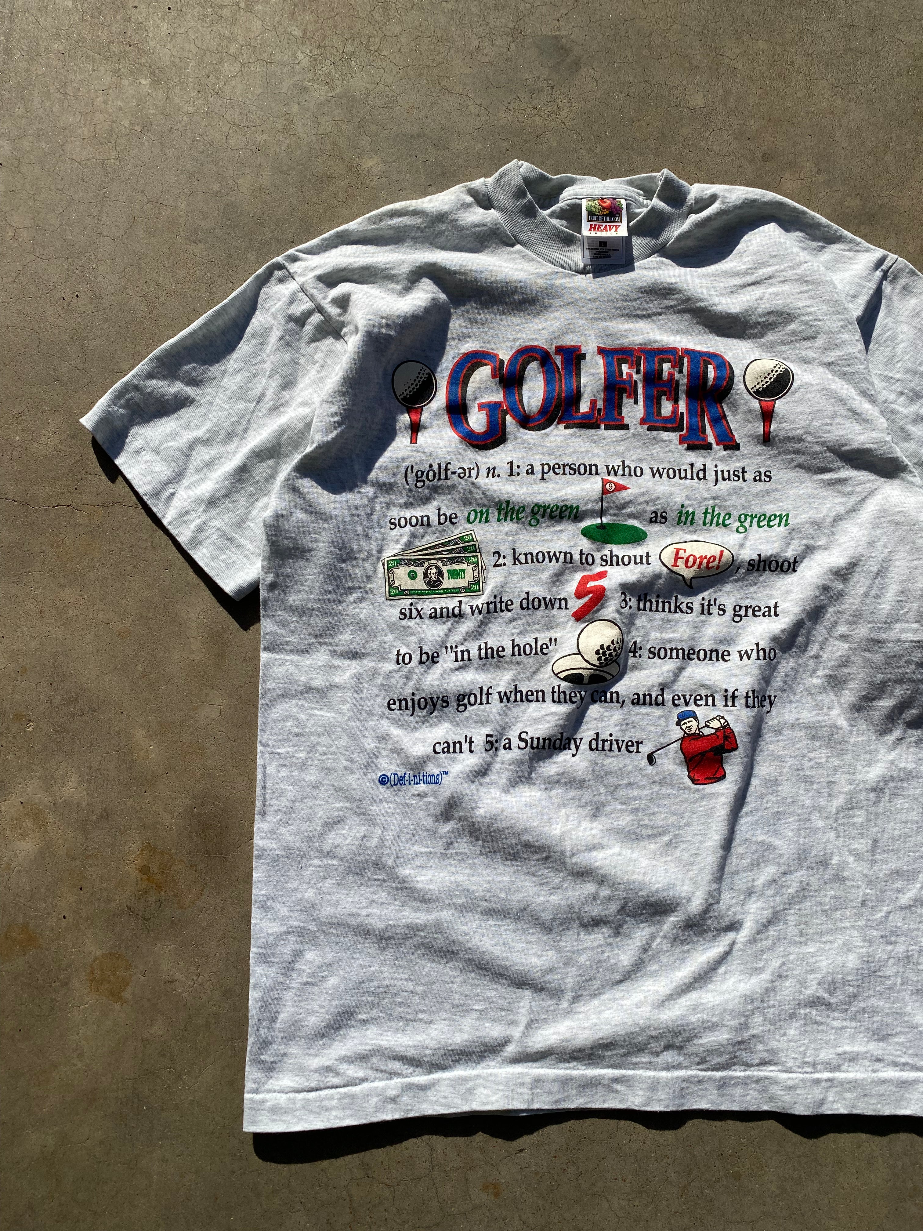 1990s Golfer Definitions T-Shirt (M)