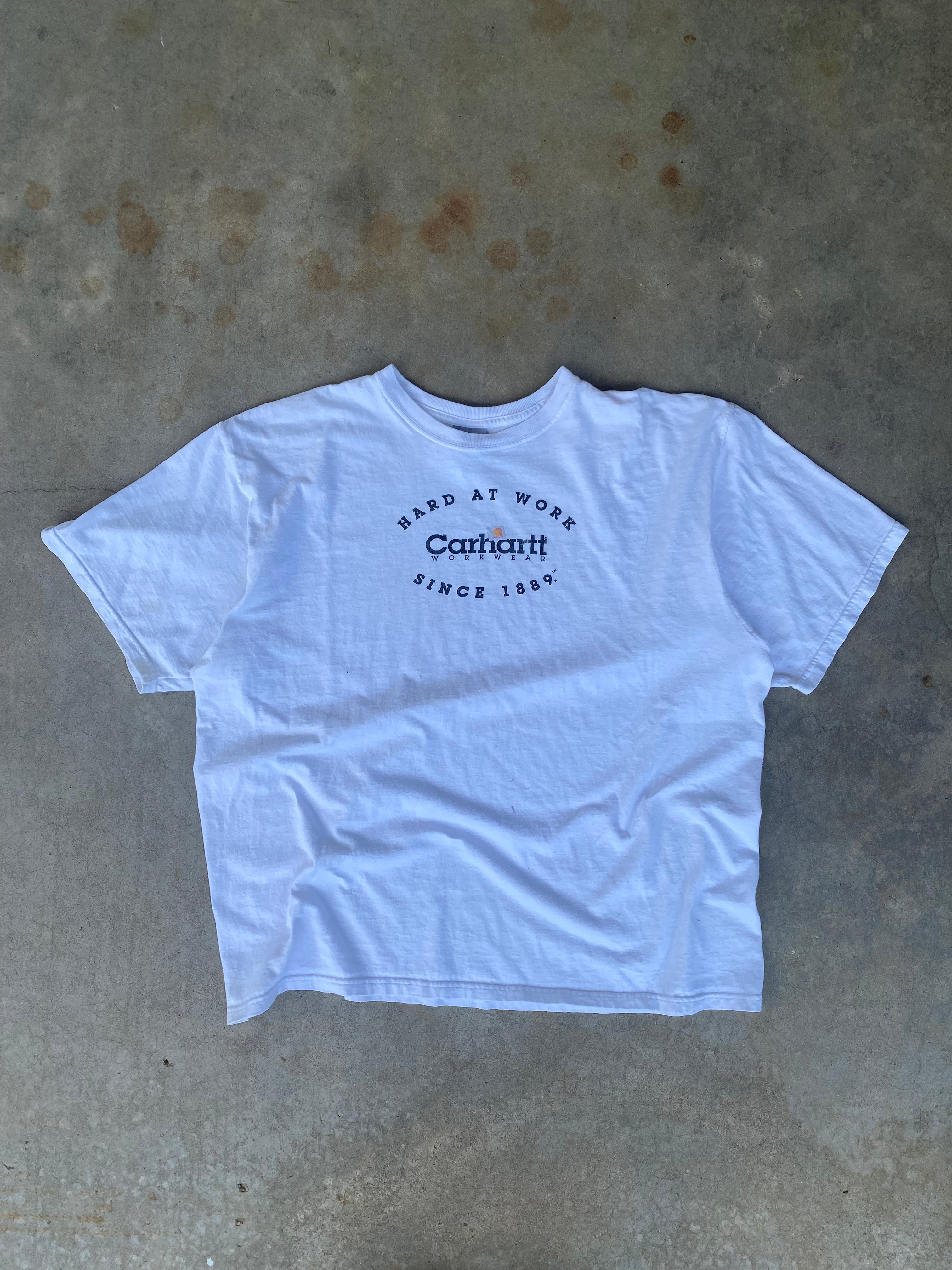 1990s Worn Carhartt T-Shirt (XL)