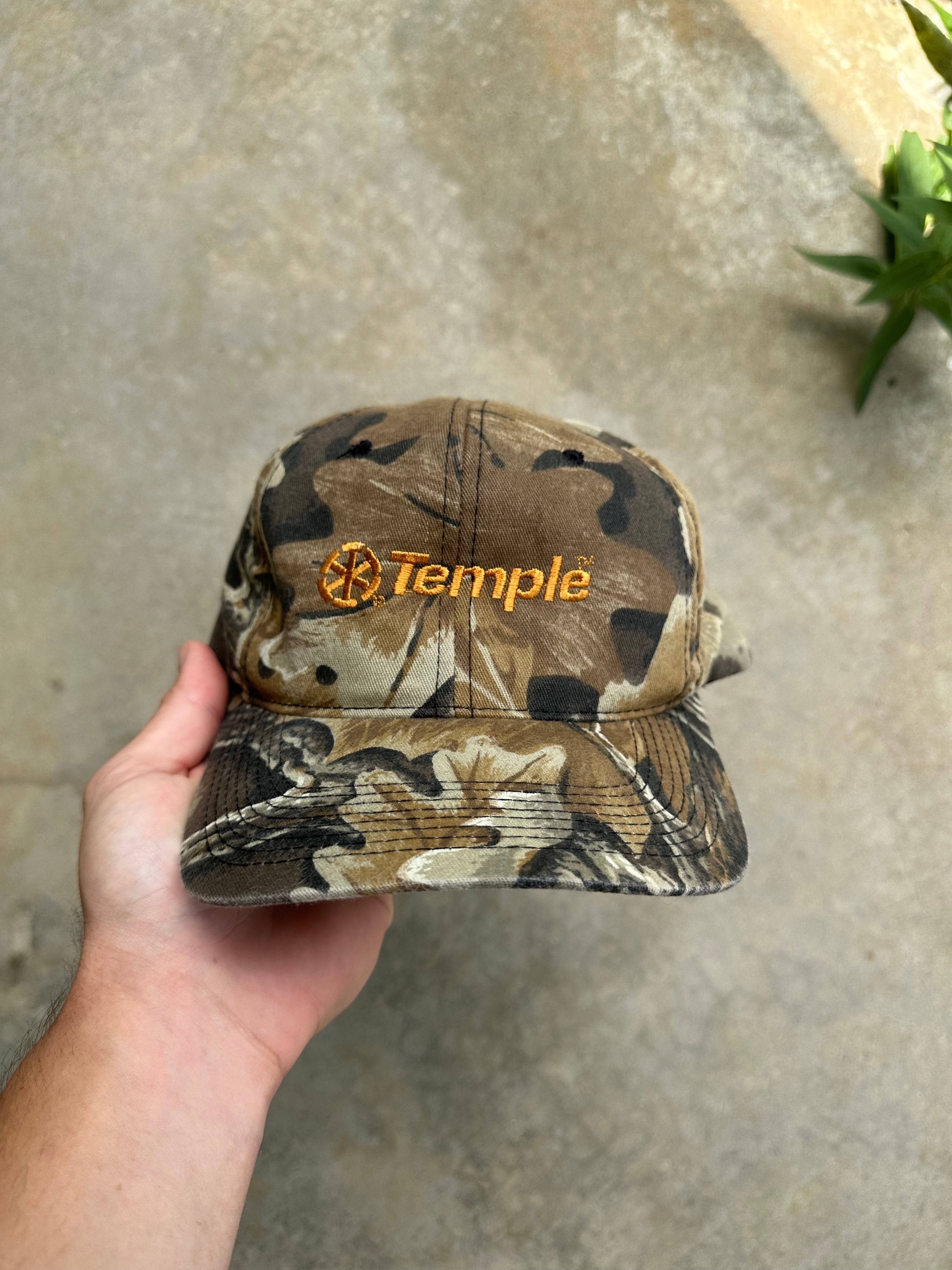 1990s Temple Advantage Camo SnapBack