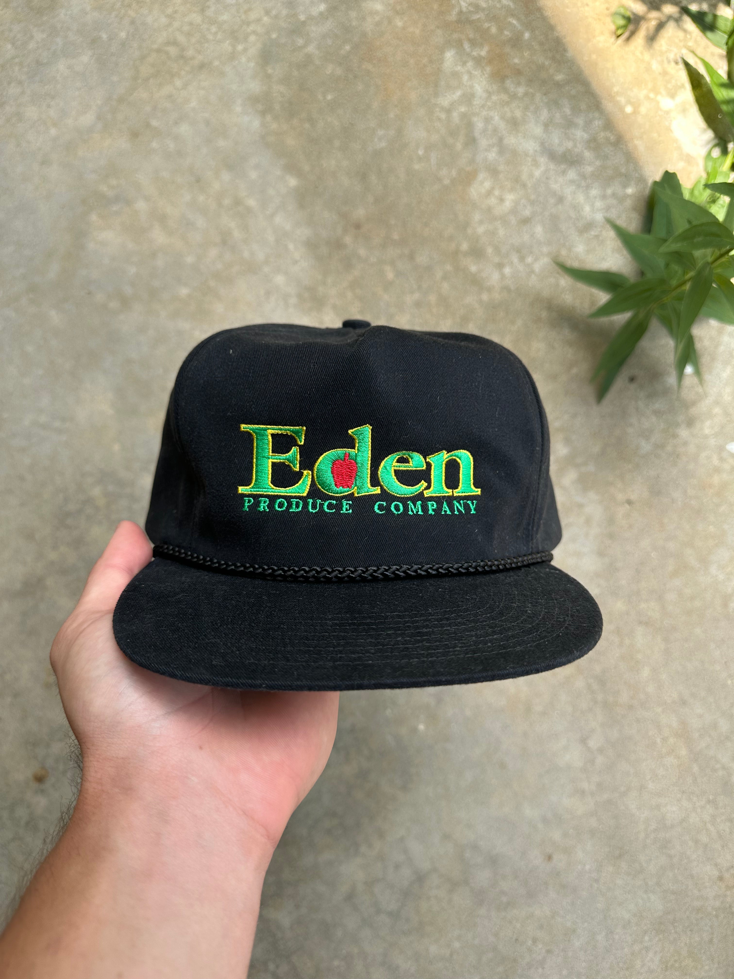 1990s Eden Produce Company Rope Hat