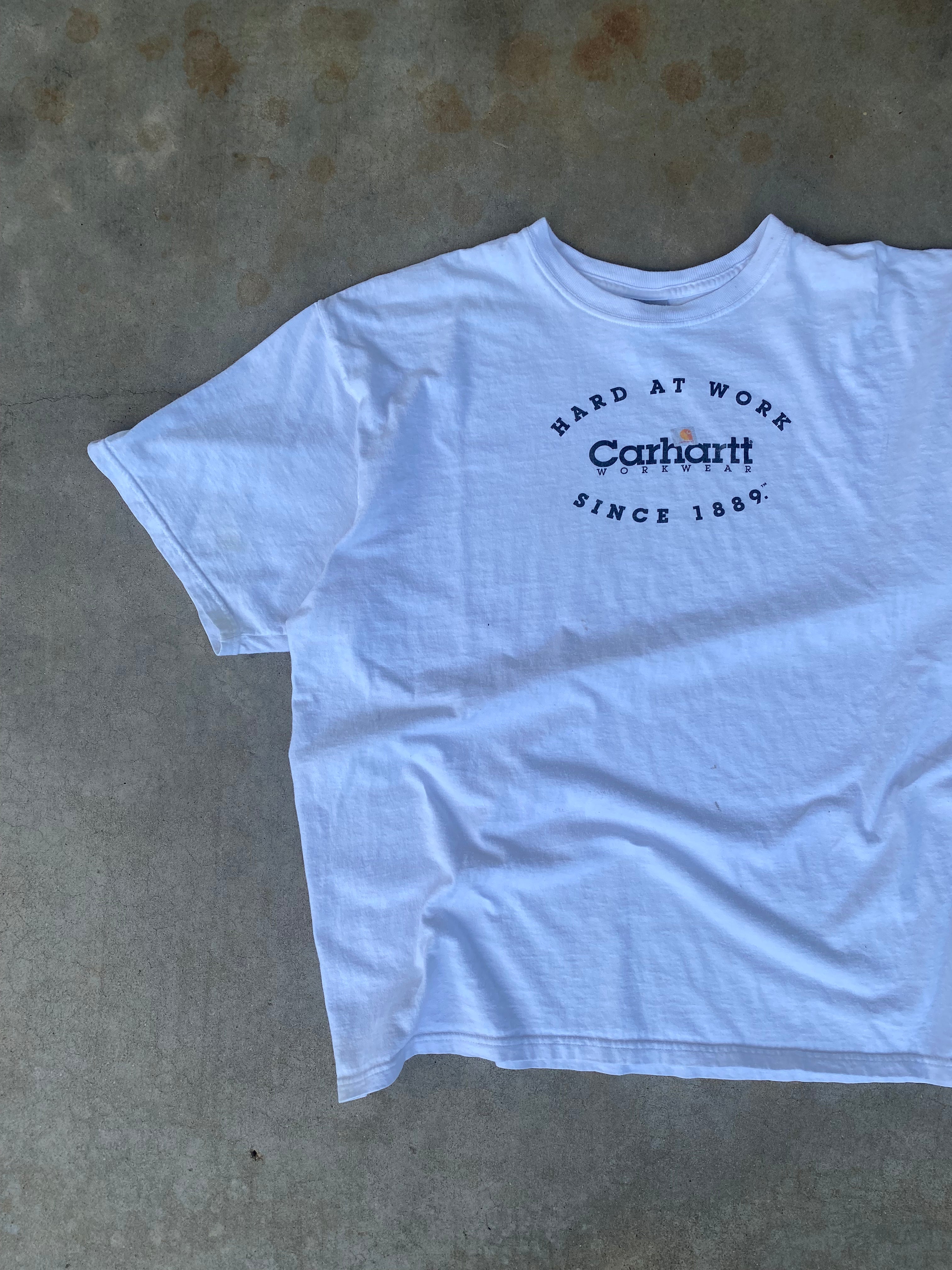 1990s Worn Carhartt T-Shirt (XL)