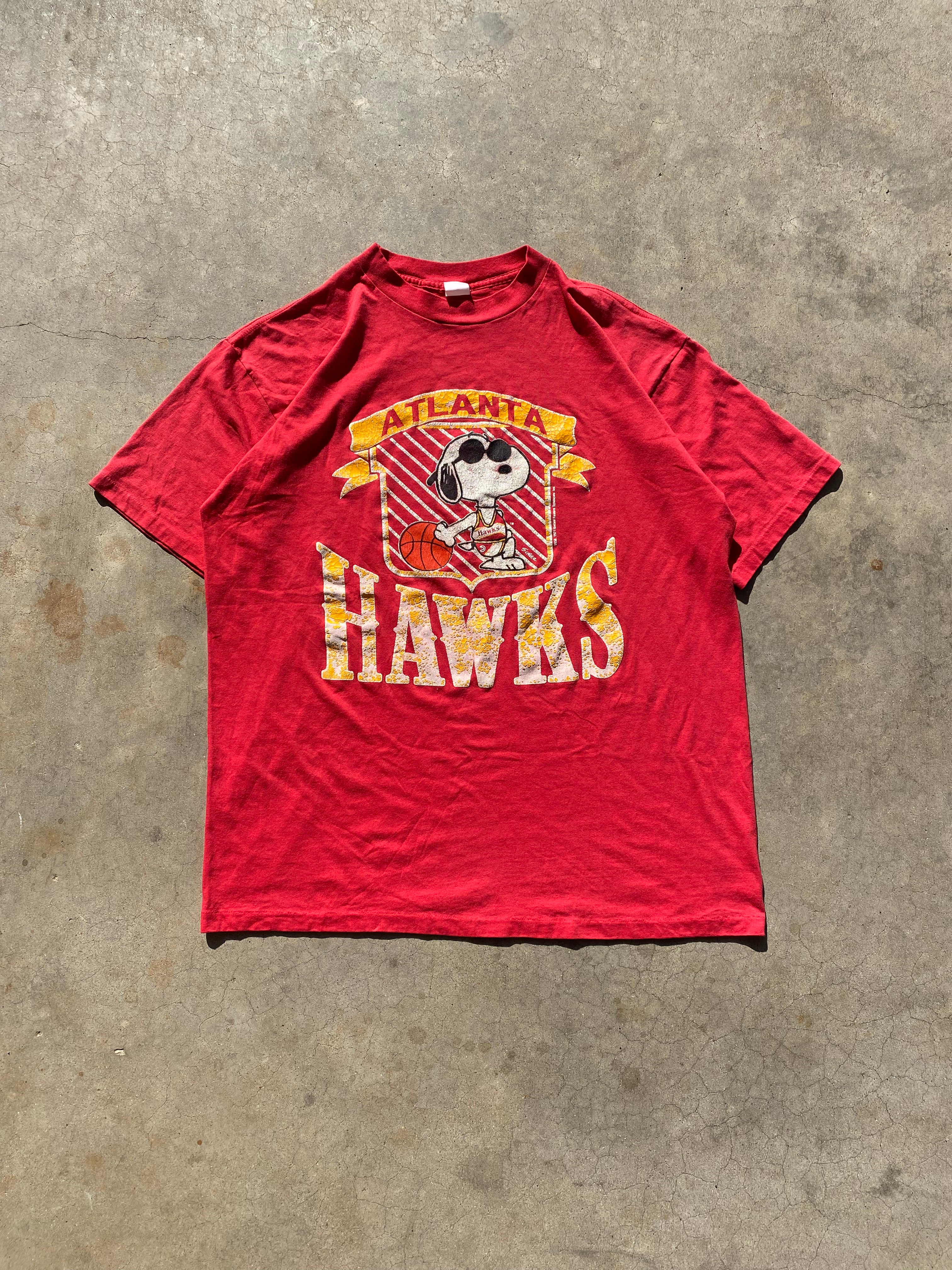 1980s Atlanta Hawks Snoopy T-Shirt (L)