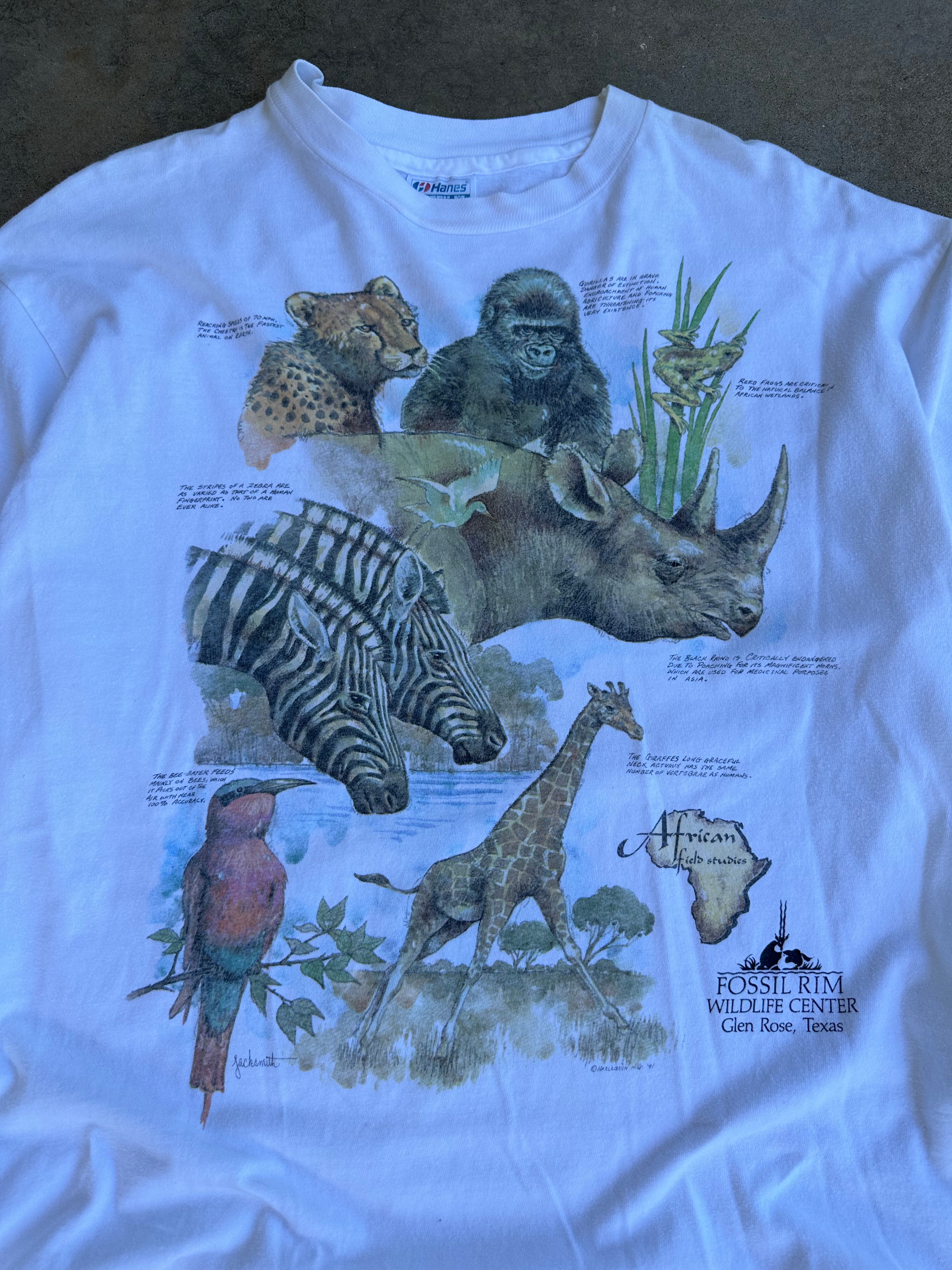 1991 Fossil Rim Wildlife Center Longsleeve T-Shirt (L)
