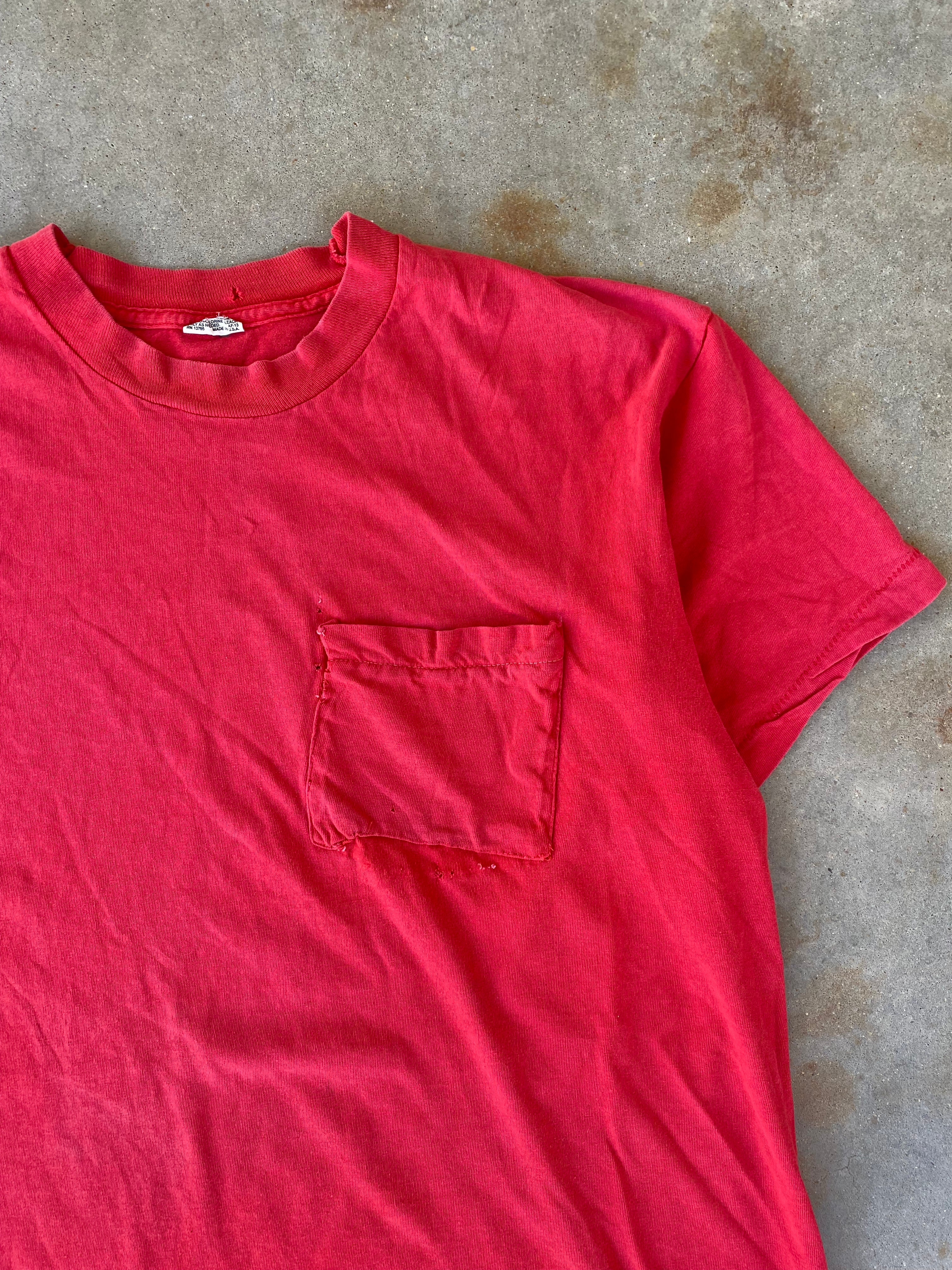 1980s Fruit of the Loom Selvedge Pocket T-Shirt (L)