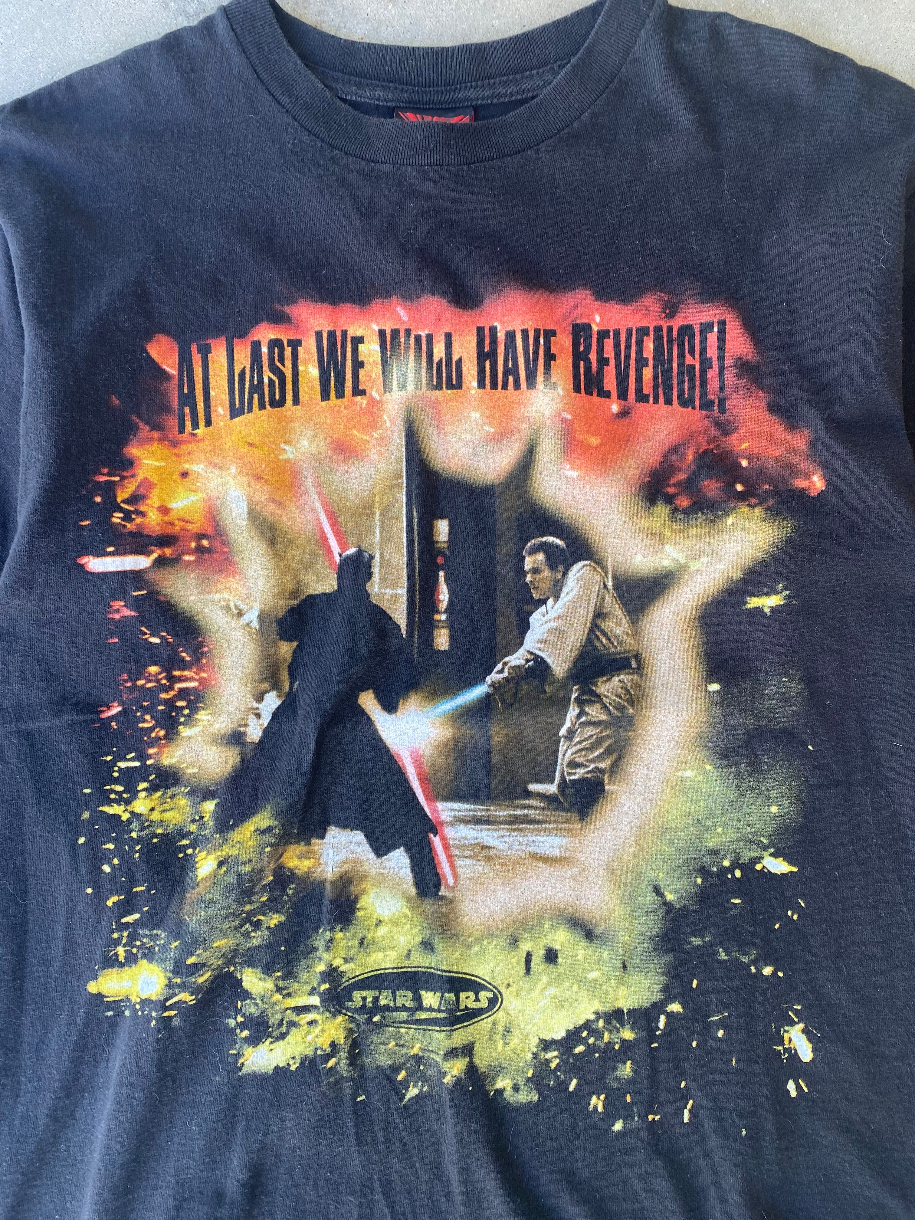 1999 Star Wars "At Last We Will Have Revenge" T-Shirt