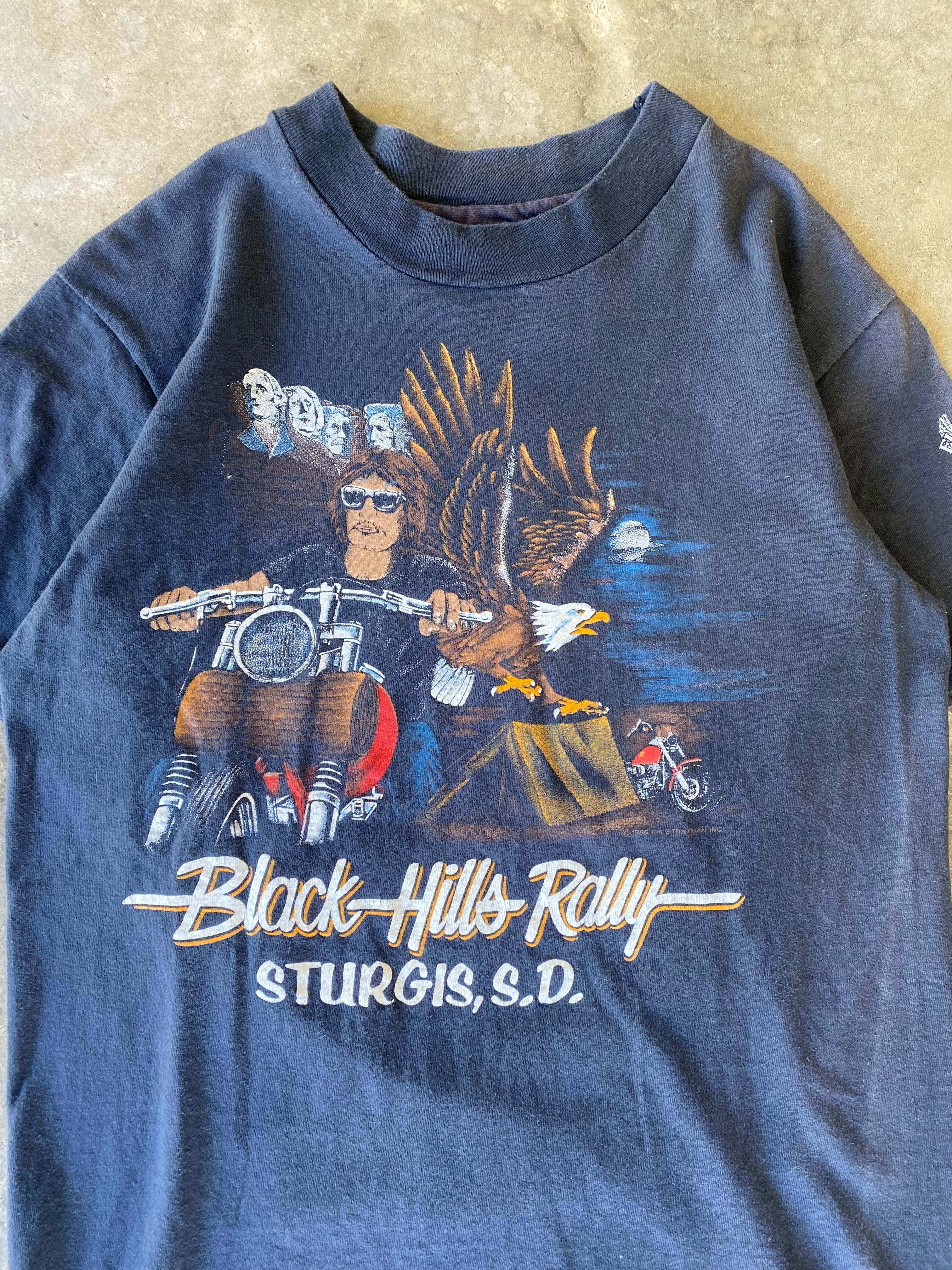 1989 Black Hills Rally Biker T-Shirt (S/M)