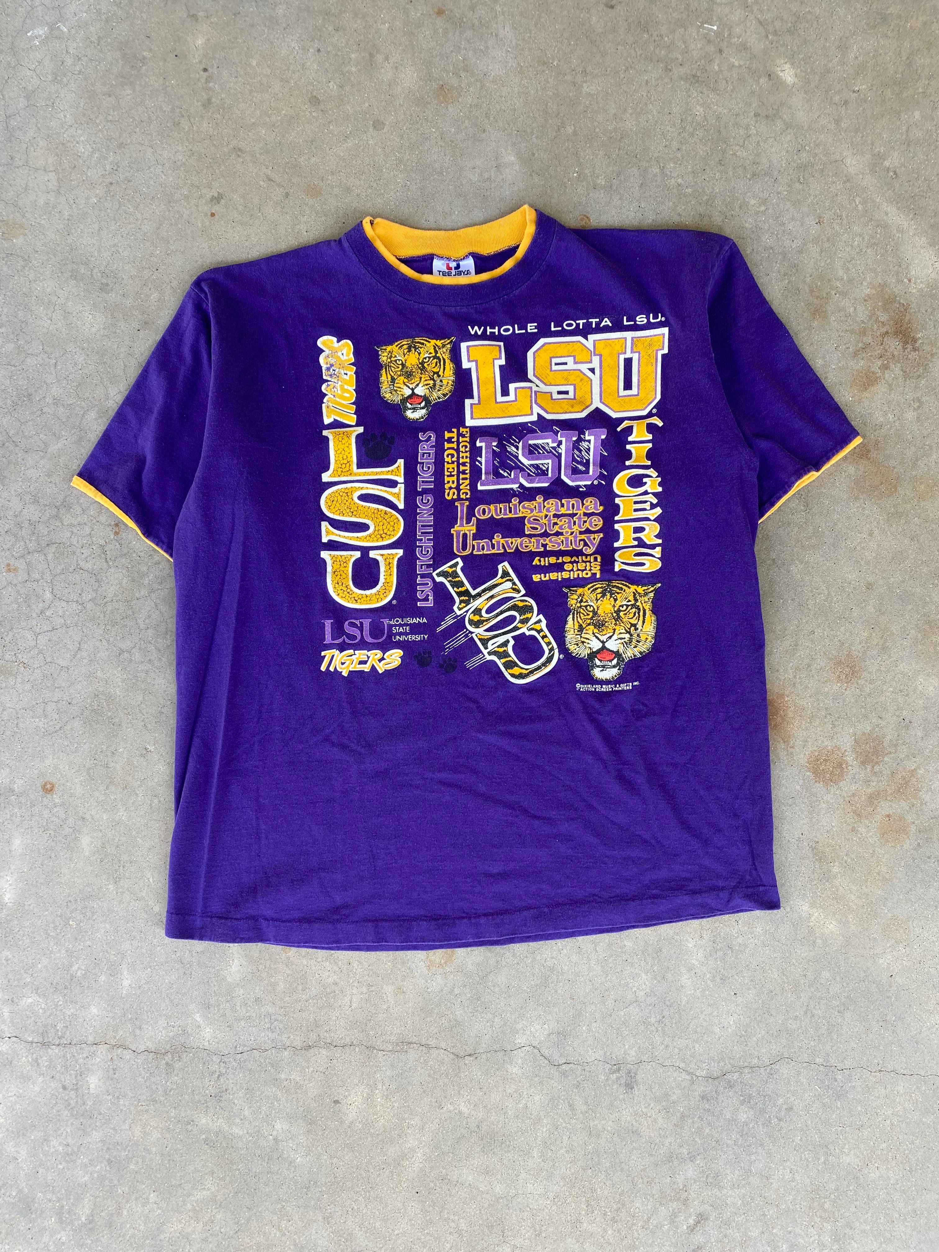1990s LSU "Whole Lotta LSU" T-Shirt (XL)