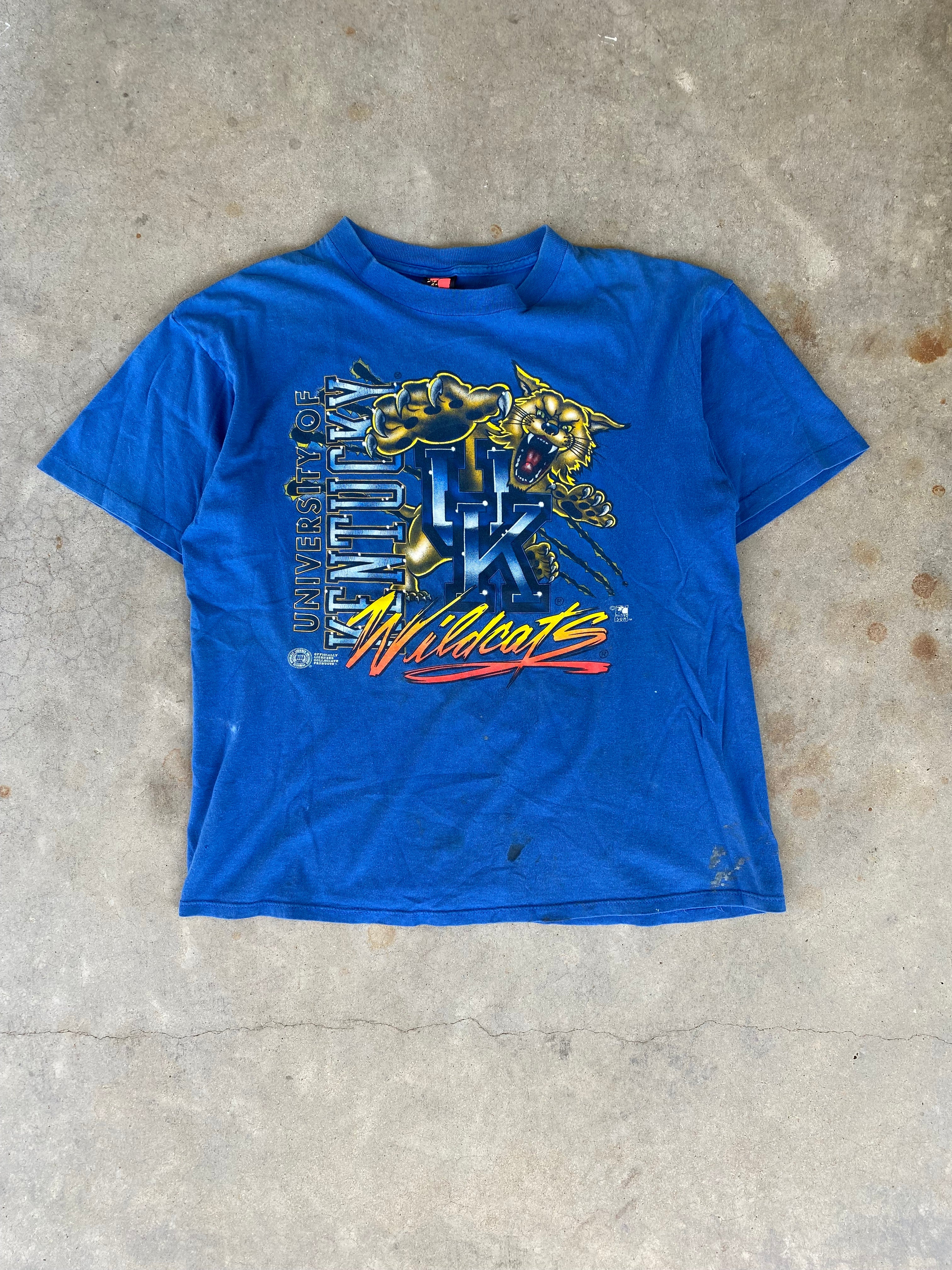 1990s Kentucky Wildcats Well Worn T-Shirt (L/XL)