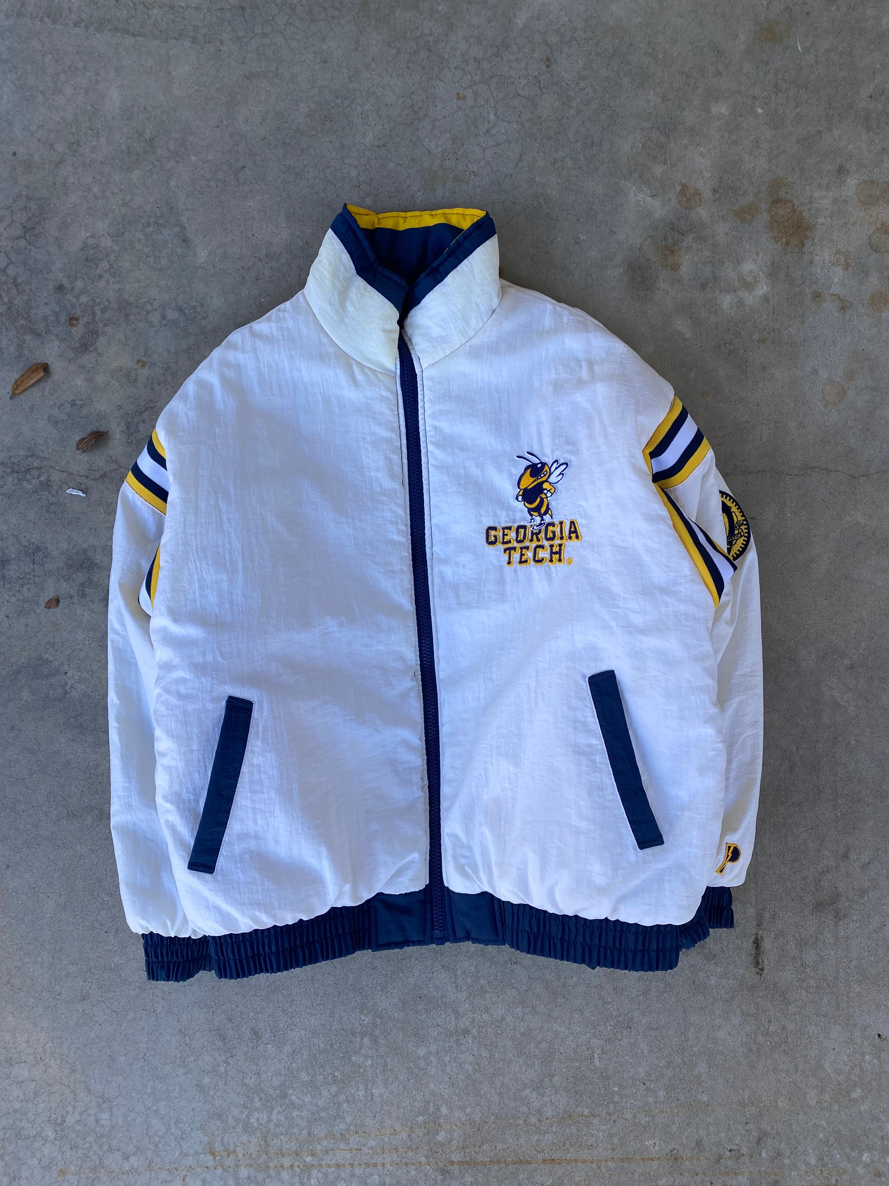 1990s Georgia Tech Pro Player Puffer Jacket (L/XL)