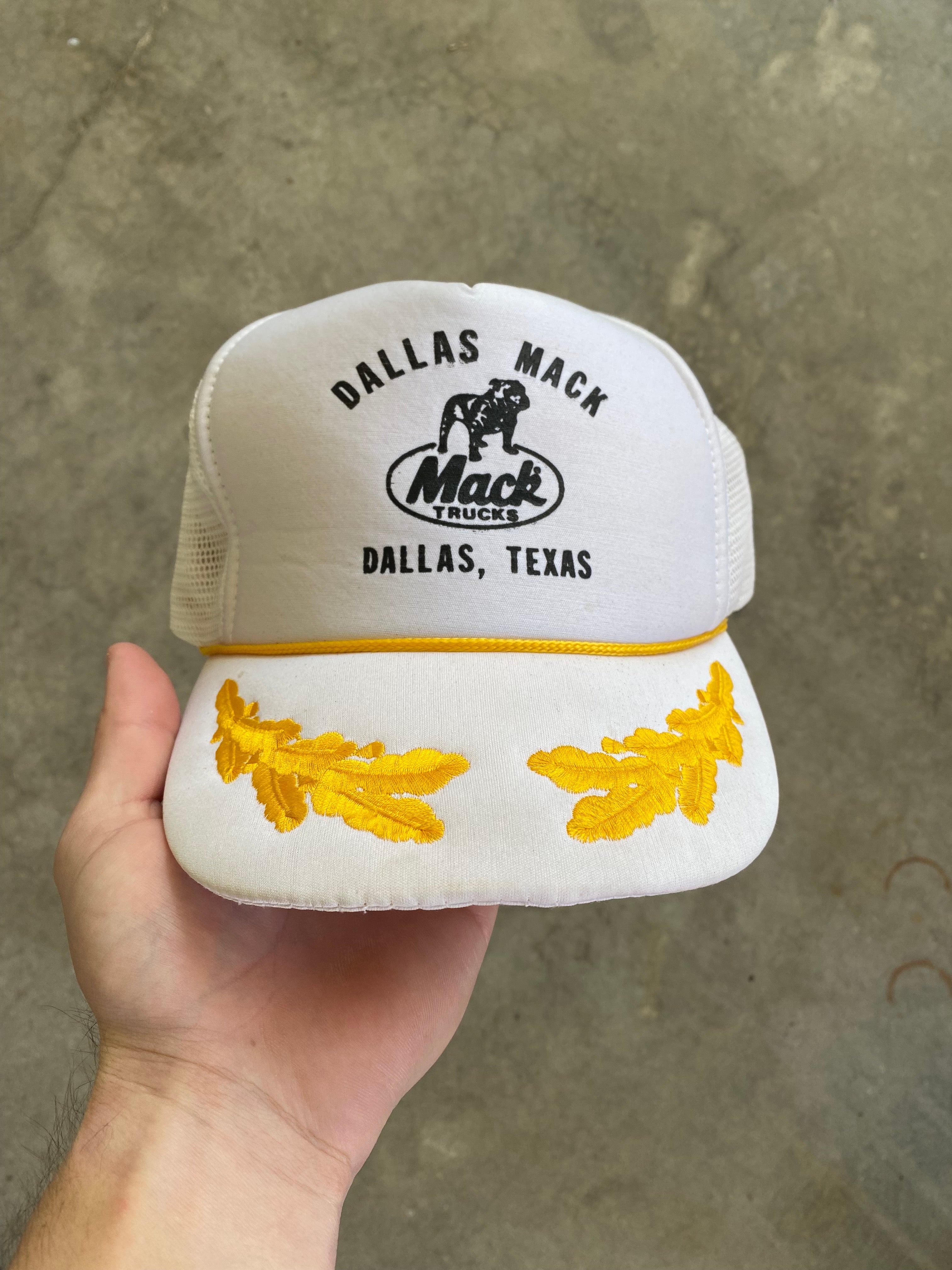 1980s Mack Trucks Dallas Texas Trucker Hat