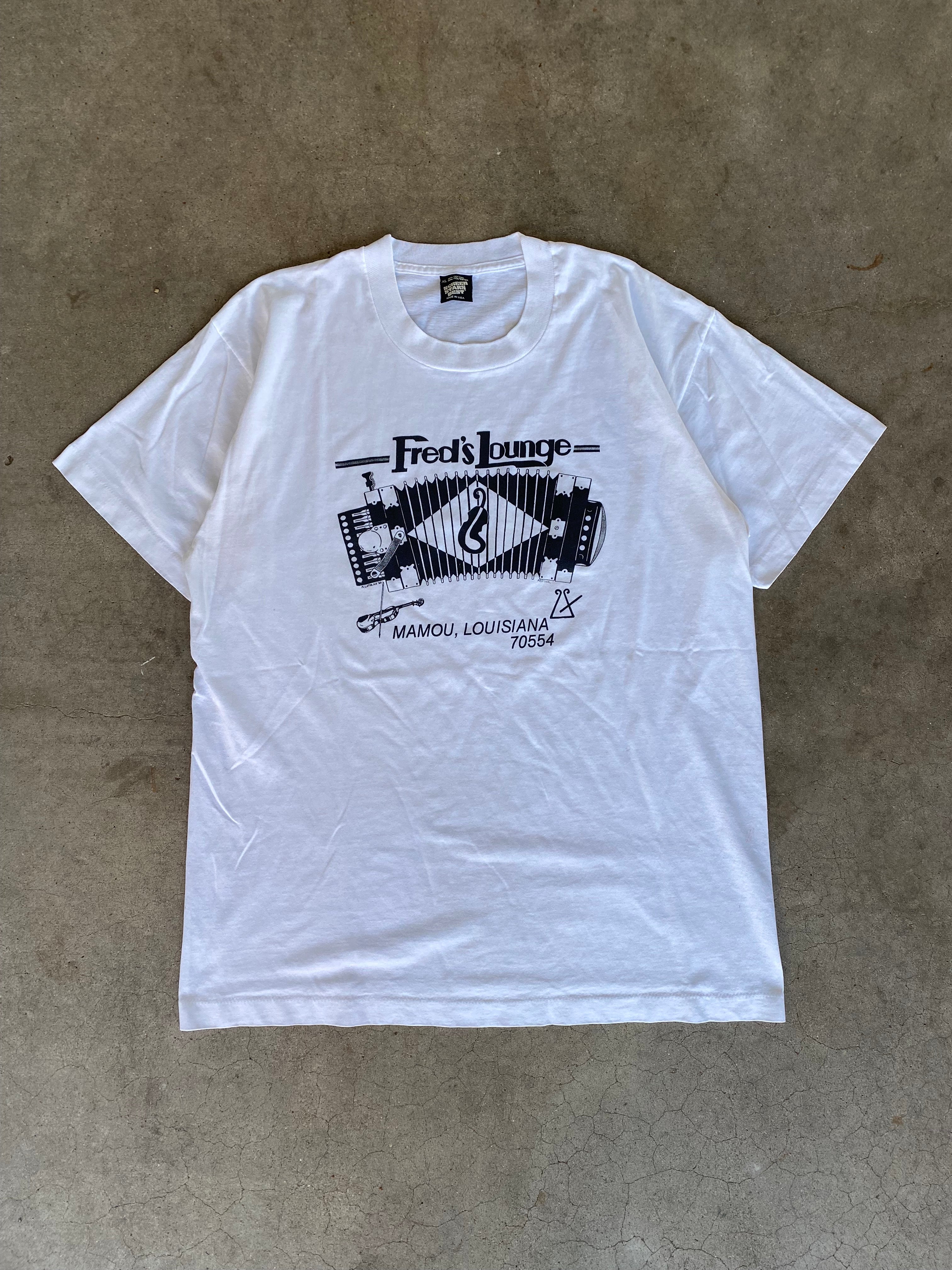 1986 Fred's Lounge Mamou Louisiana T-Shirt (L/XL)