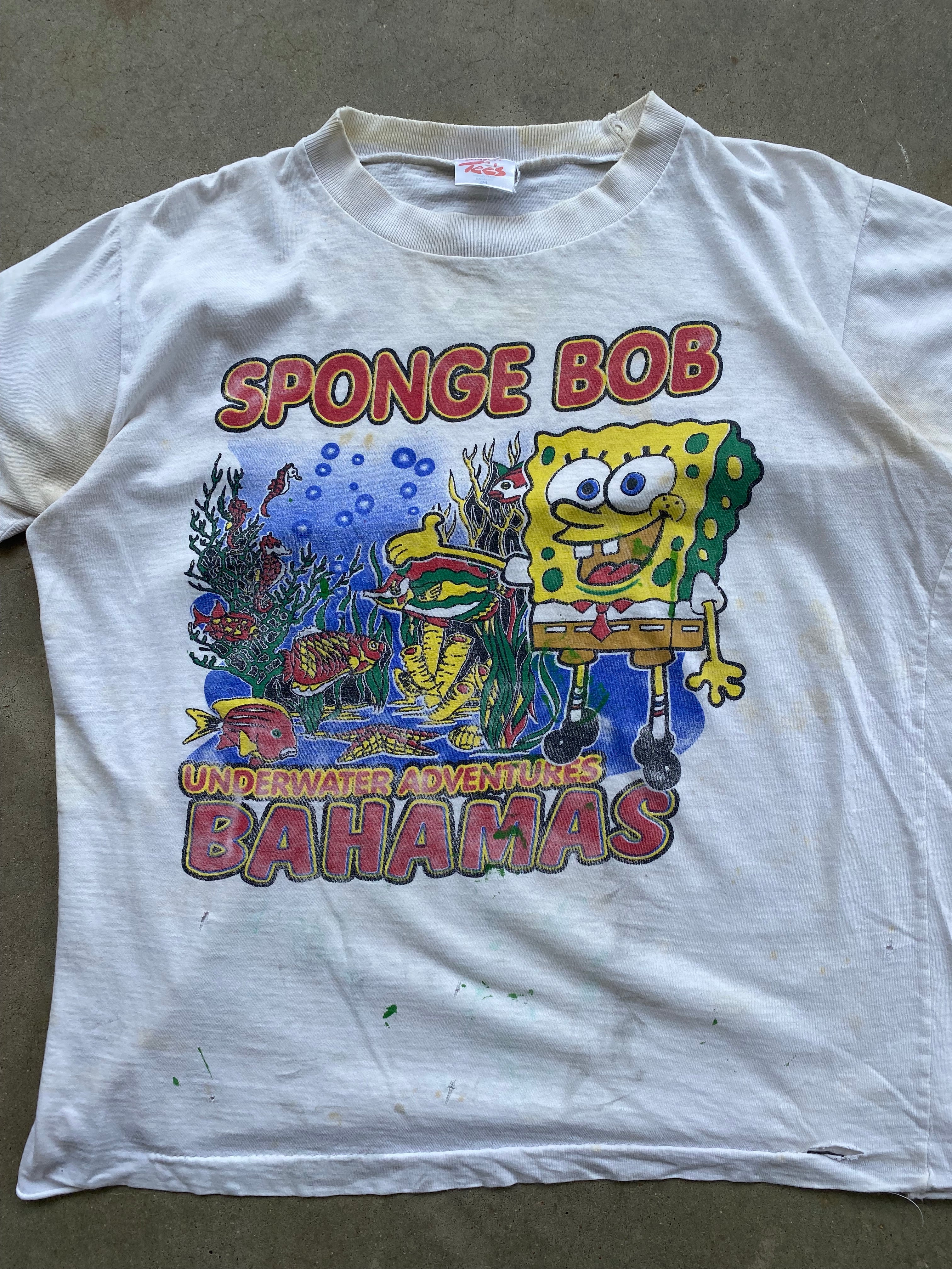 Vintage Distressed Spongebob T-Shirt