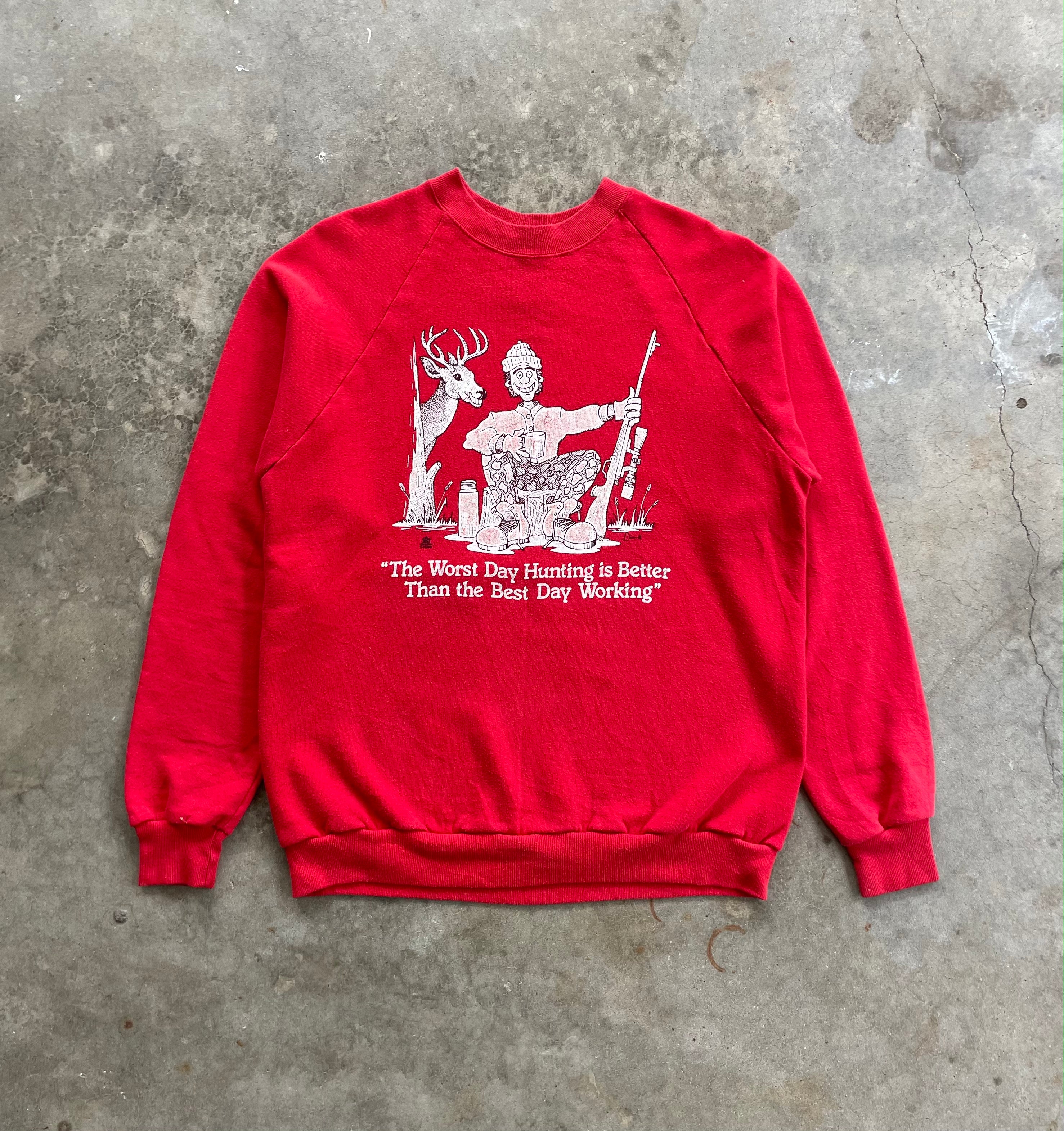 1980s The Worst Day Hunting Crewneck (L)