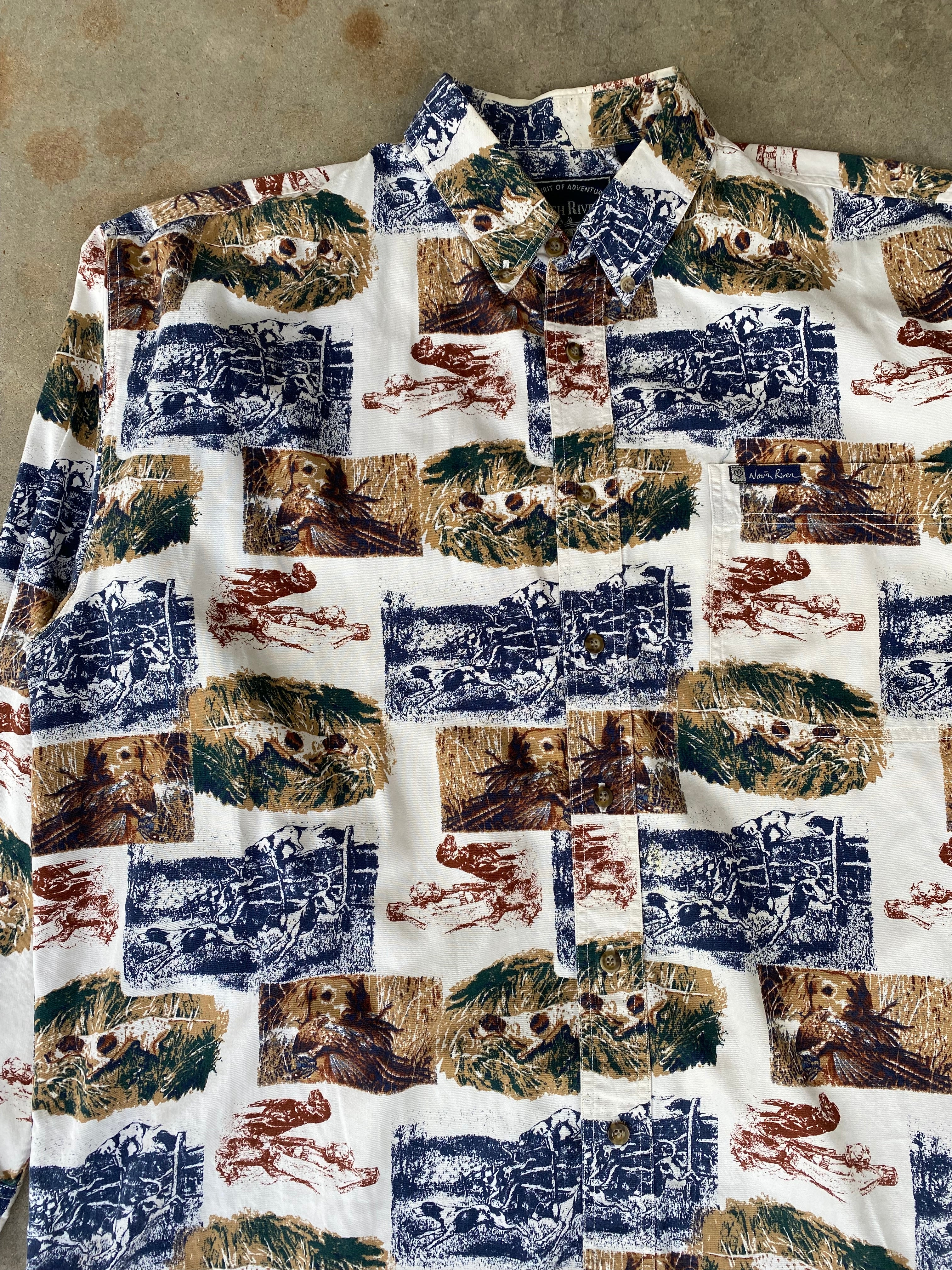 1990s North River Bird Dog Button Up (L)