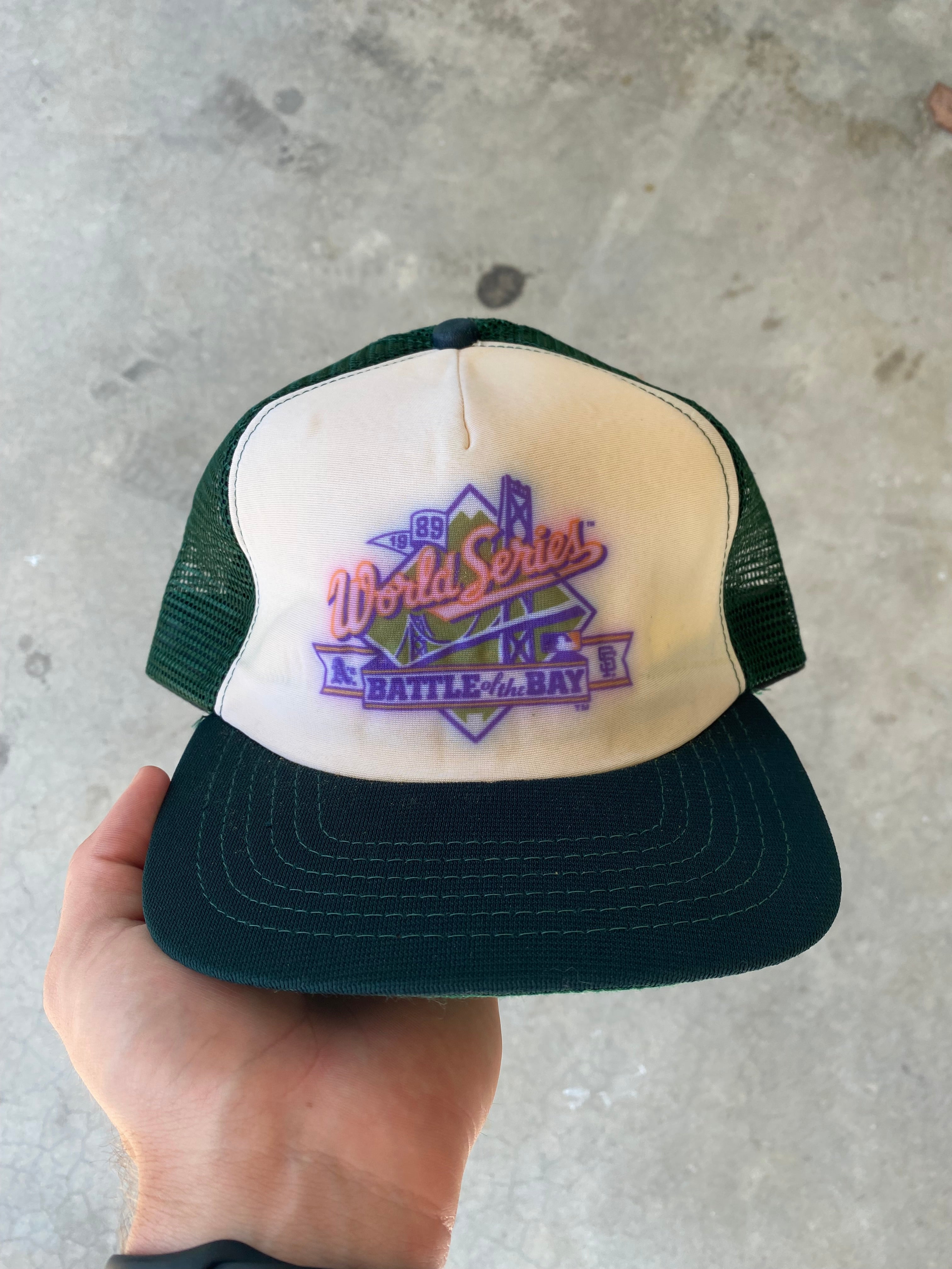 1989 Battle of the Bay World Series Trucker Hat