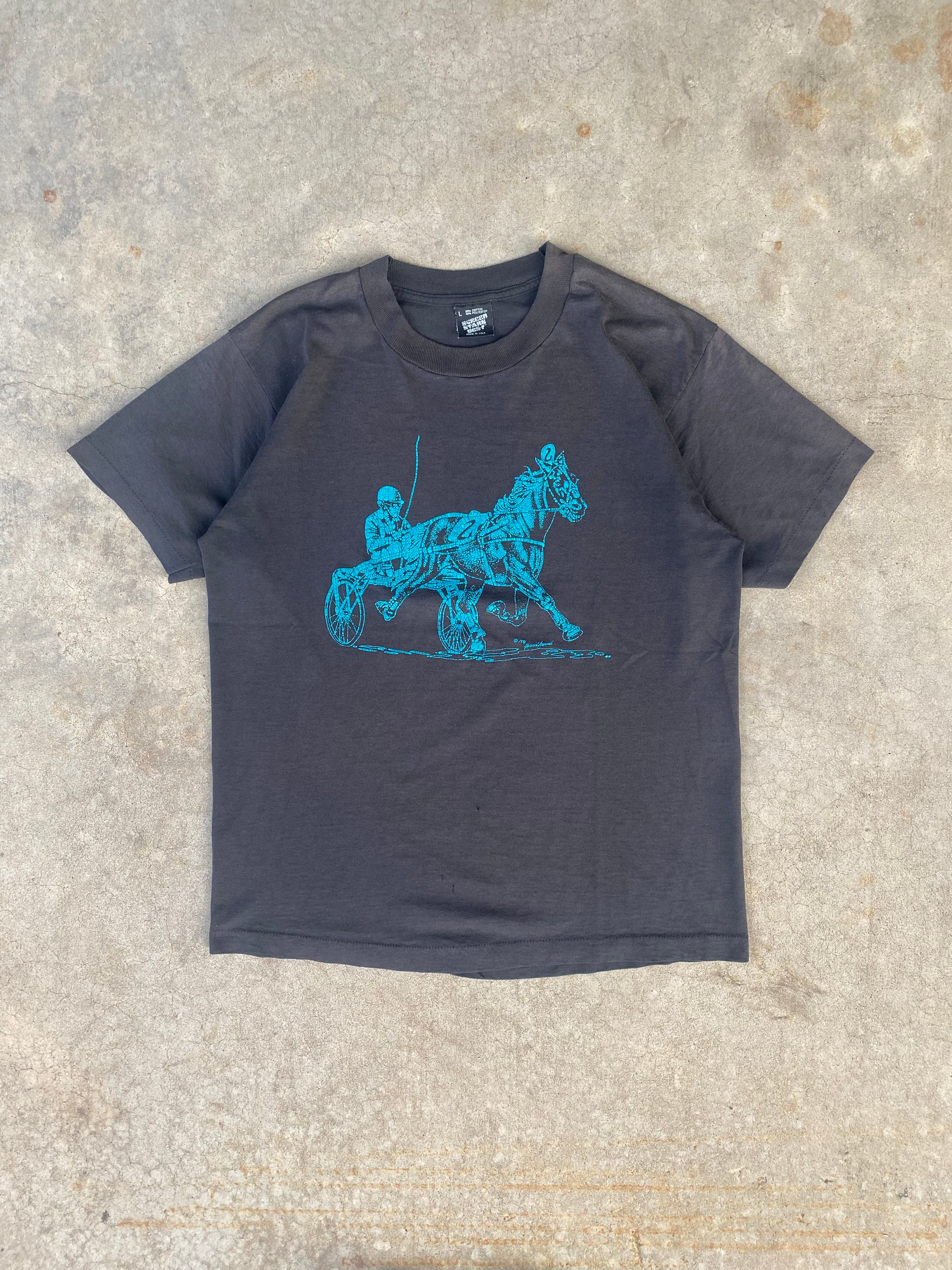 1991 Faded Horse and Jockey T-Shirt (M)