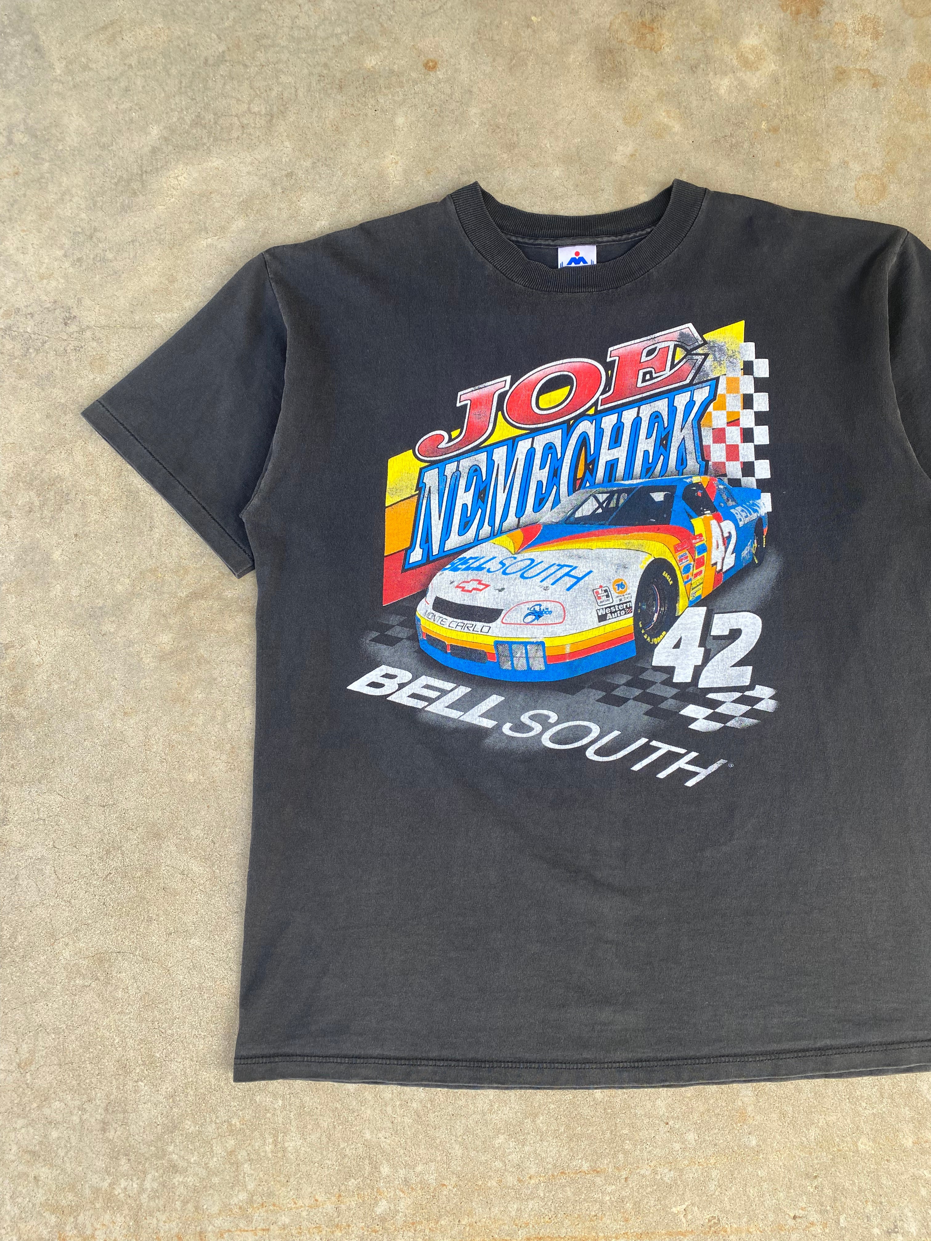 1990s Joe Nemechek Faded T-Shirt (XL)