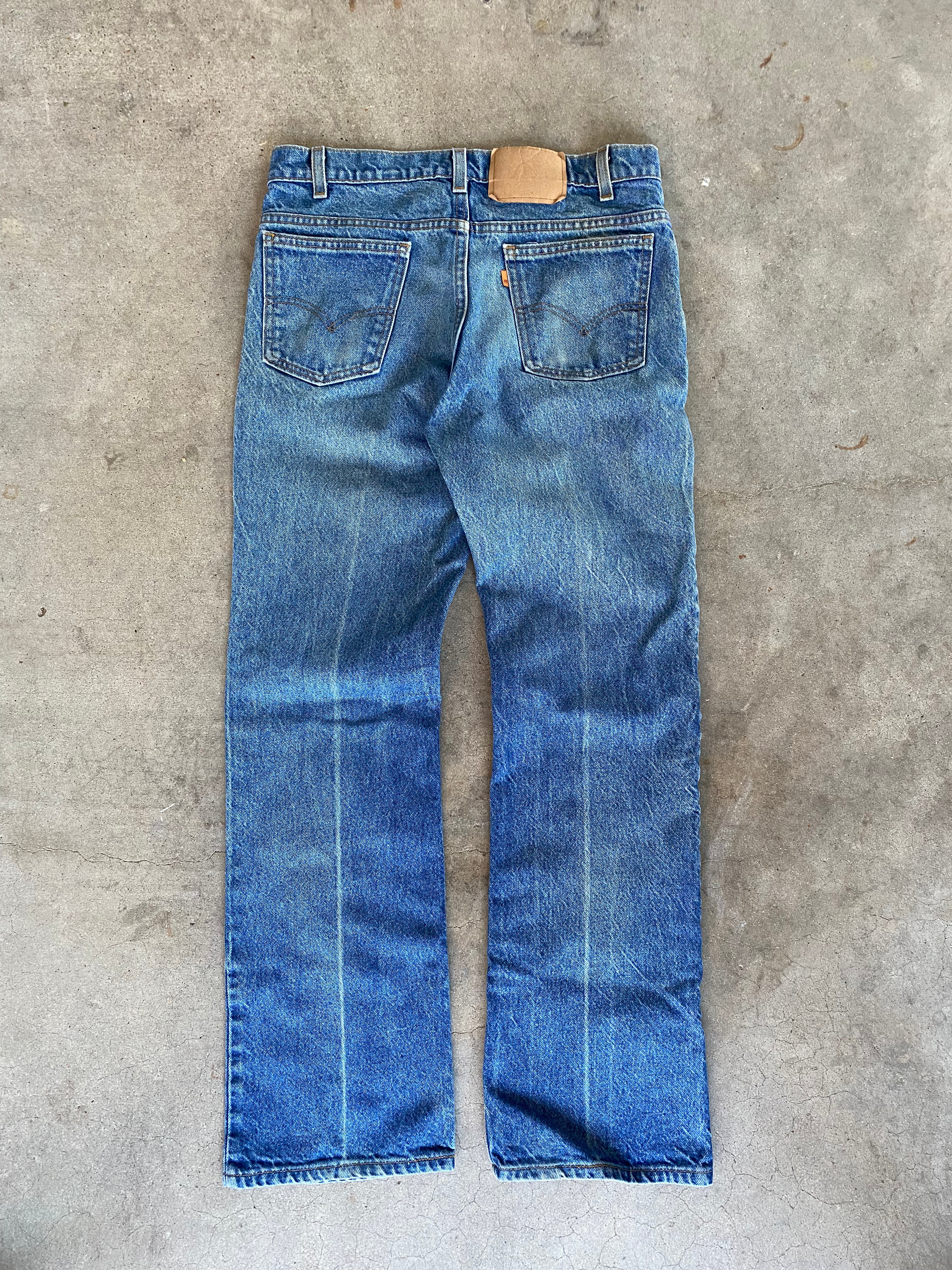 1996 Levi’s 517 Orange Tab Bootcut Flare Jeans (33"x30")