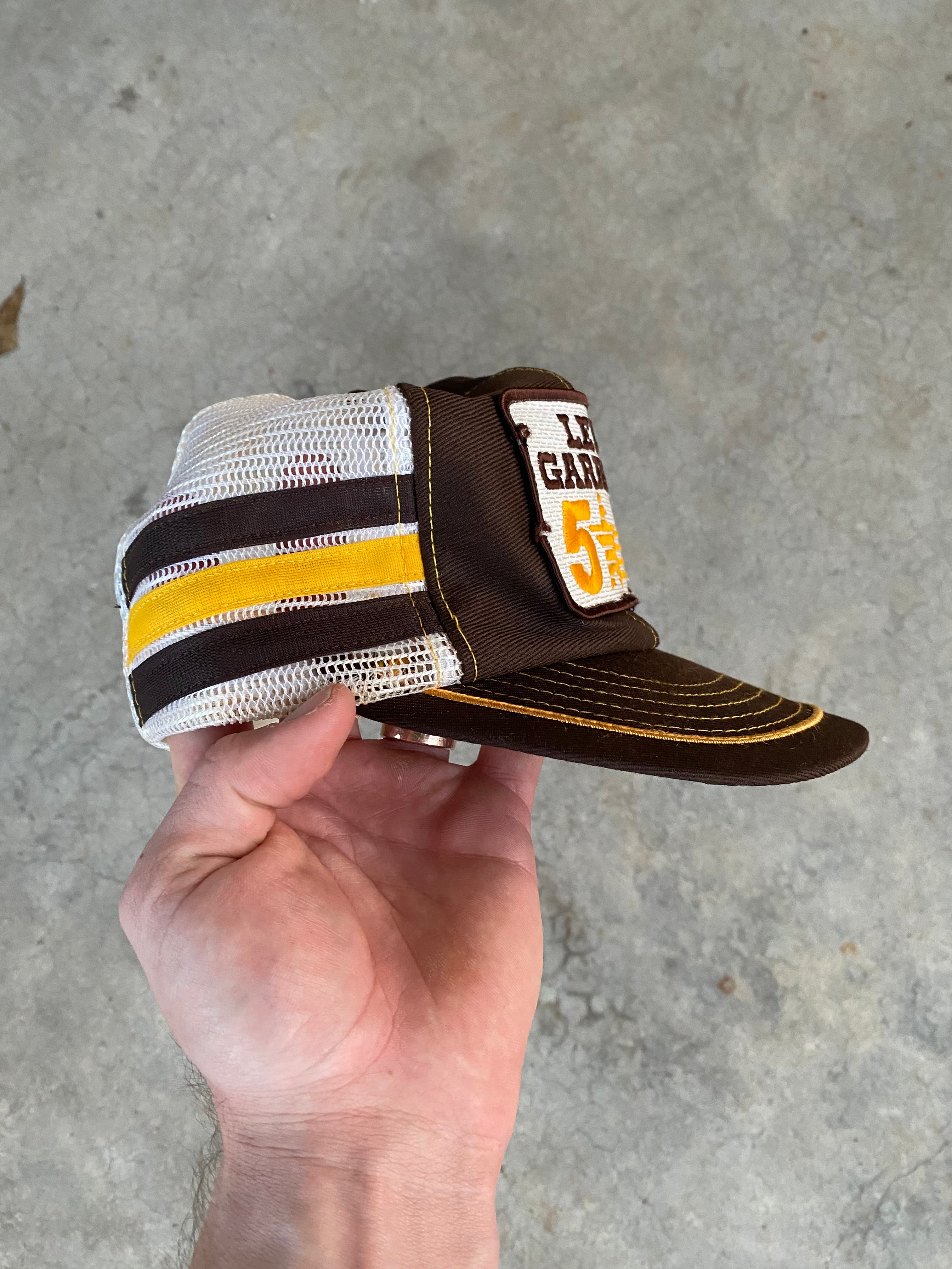 1980s Levi Garrett 3-Stripe Trucker Hat