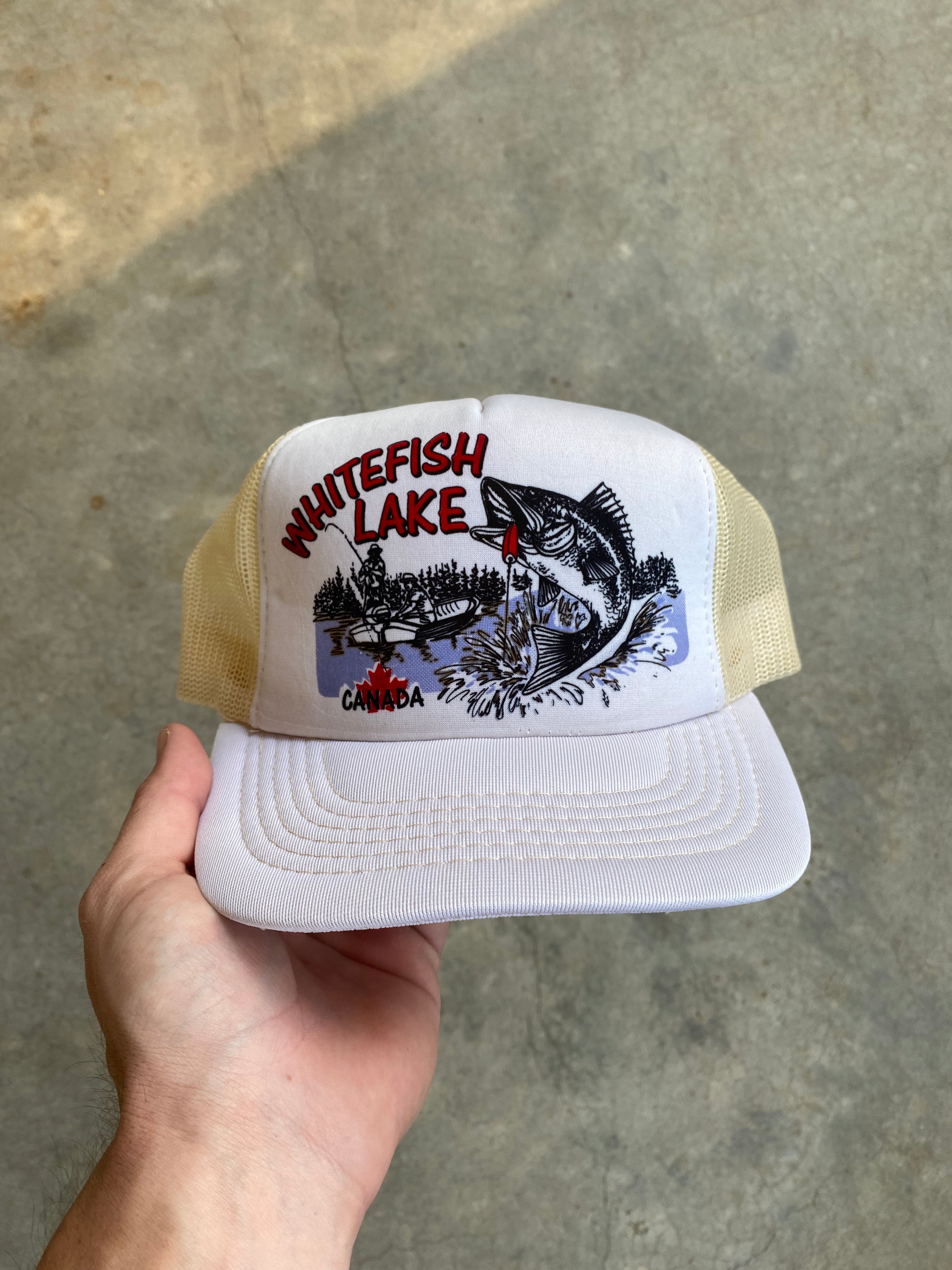Vintage Whitefish Lake Trucker Hat