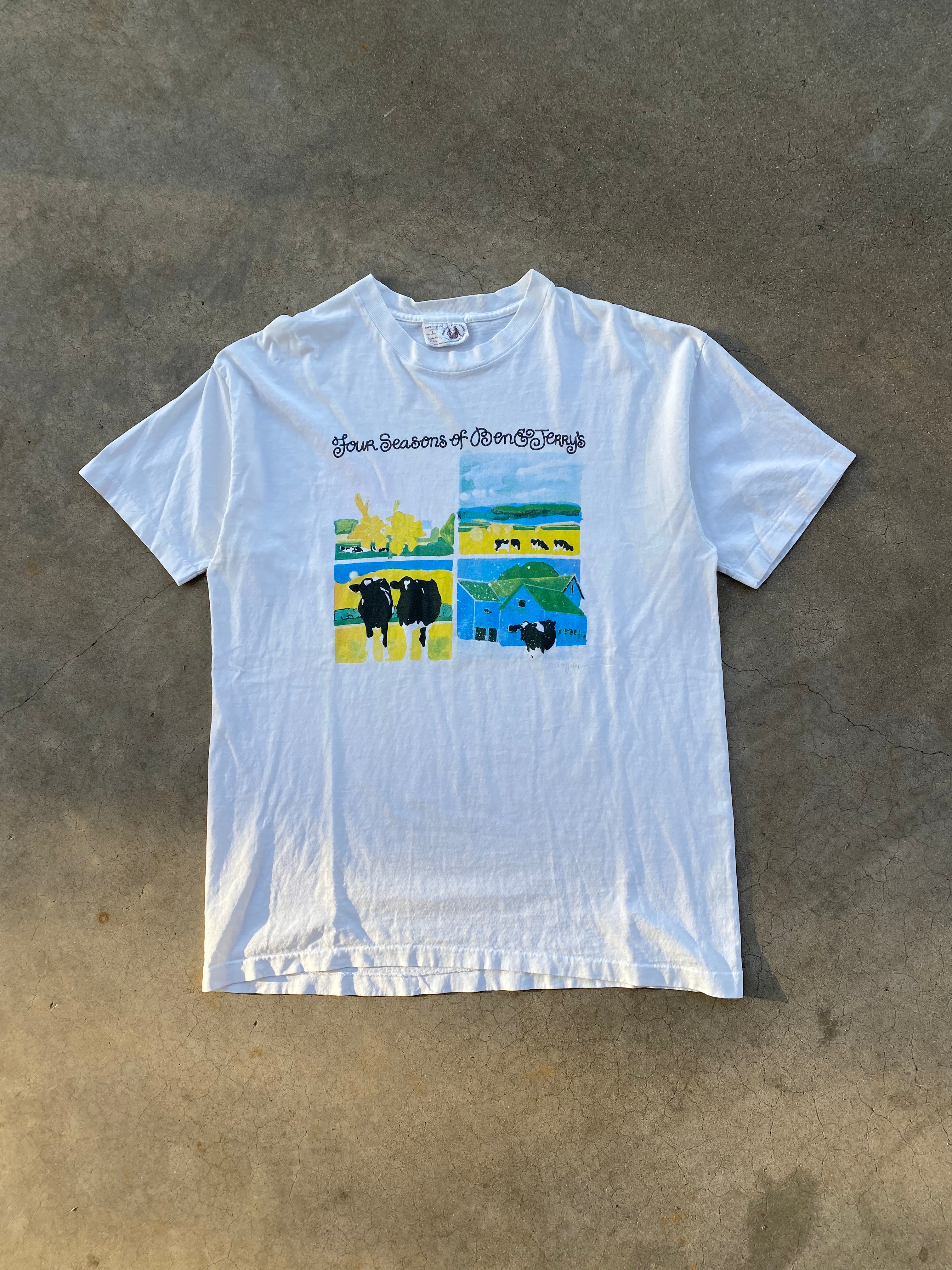 1990s Four Seasons of Ben & Jerry’s Woody Jackson T-Shirt (L)