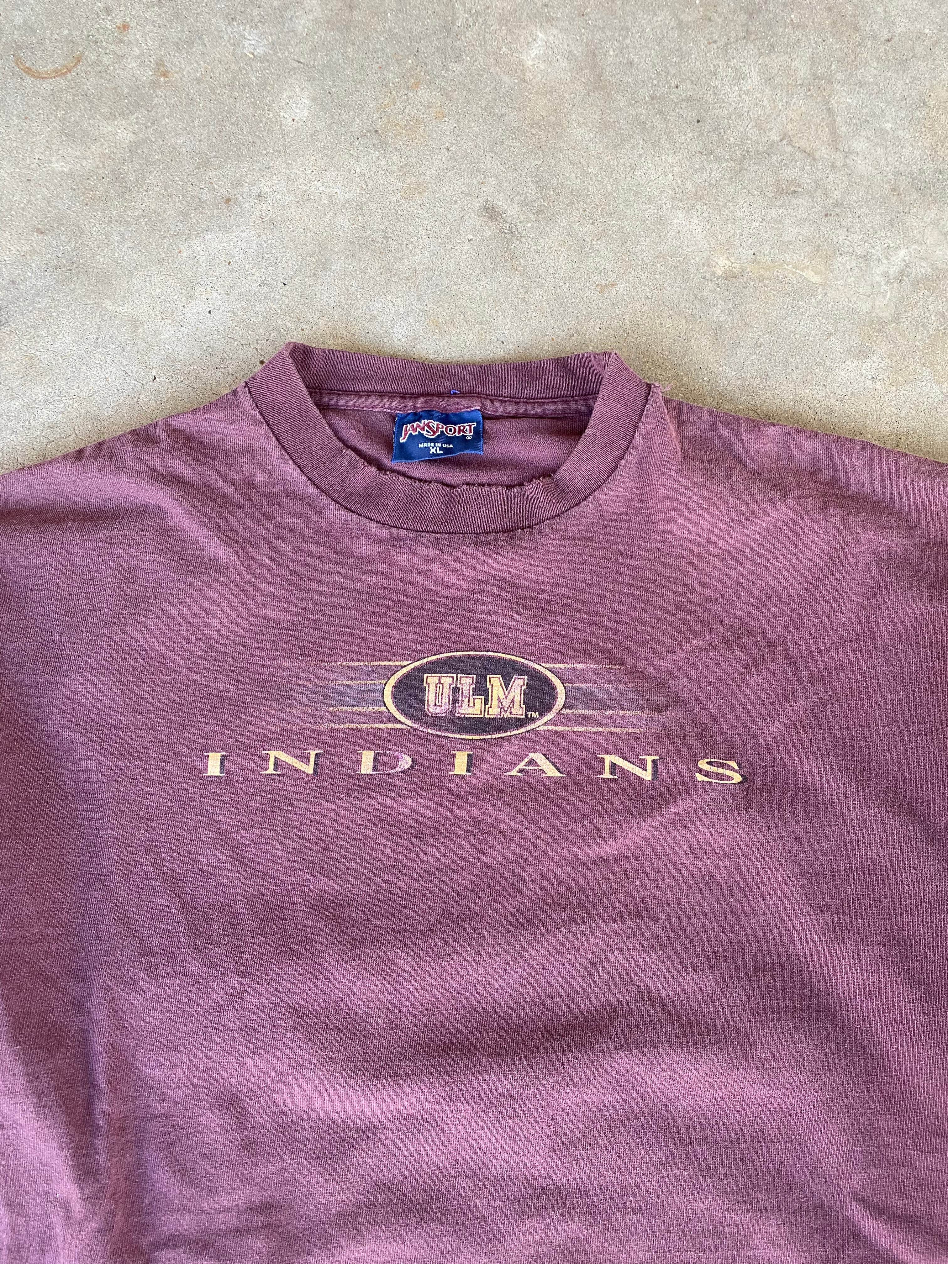 1990s Distressed ULM Indians LongSleeve T-Shirt (XL)