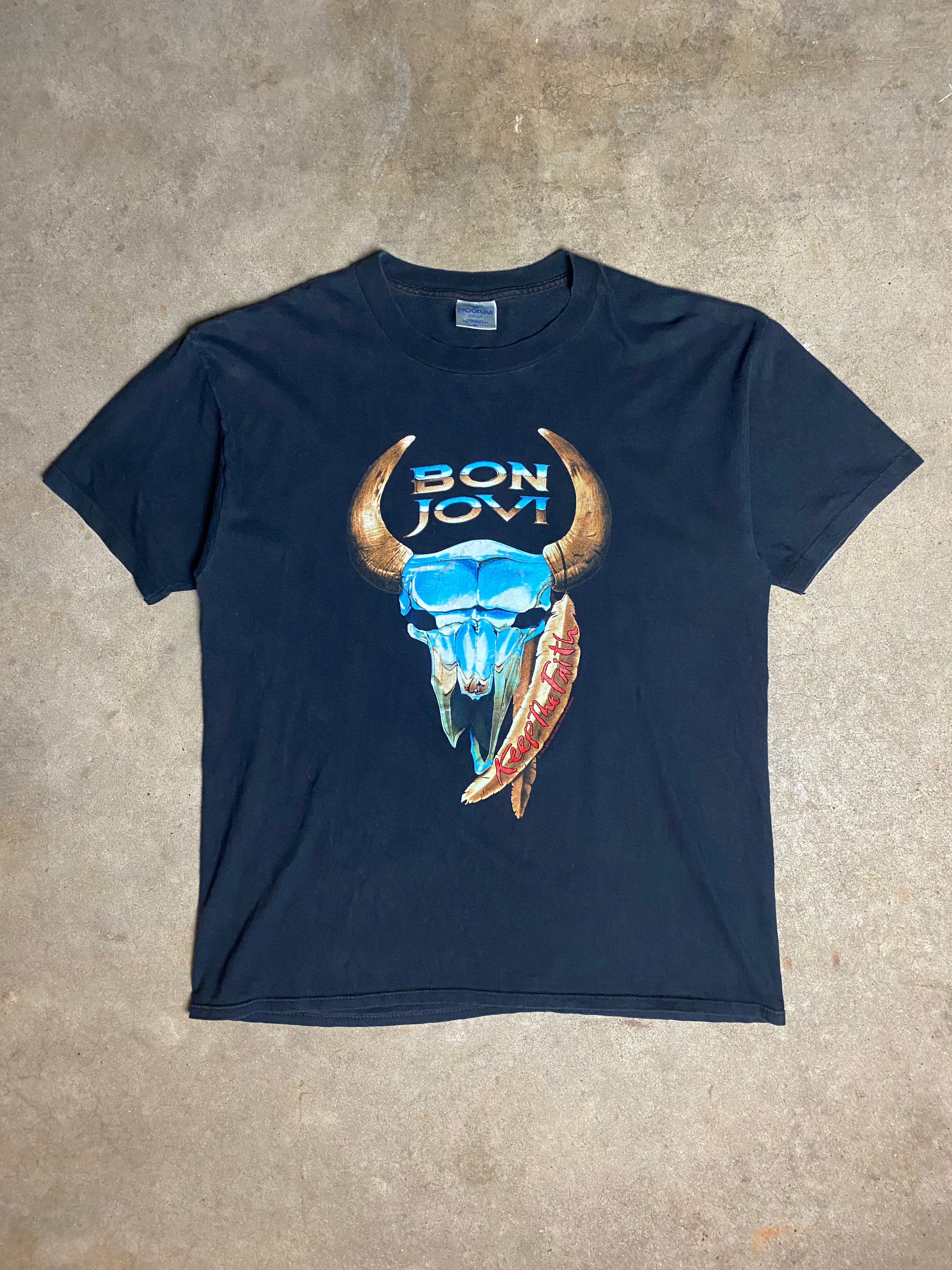 1993 Bon Jovi Keep the Faith Tour T-Shirt (XL)