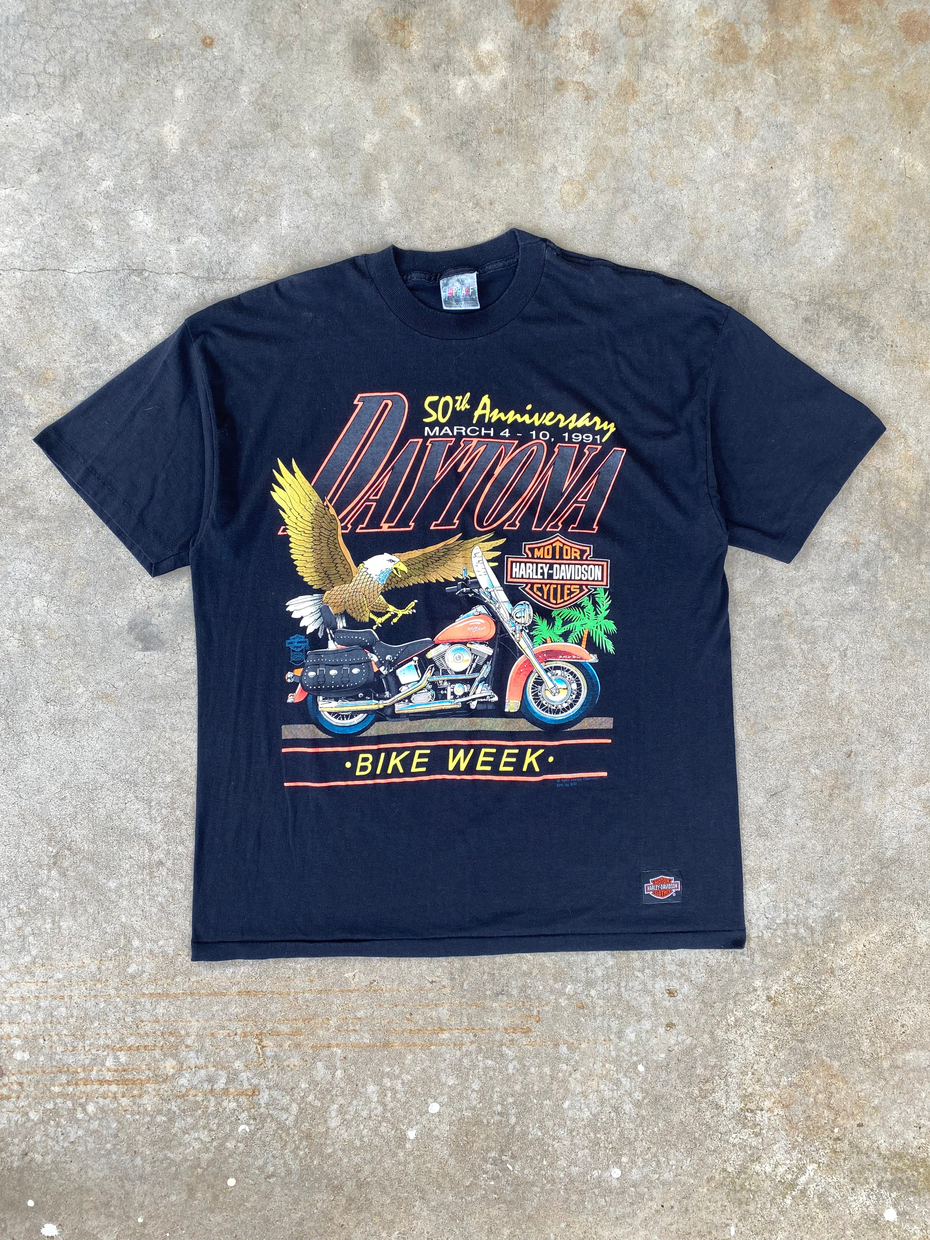 1991 Harley Davidson Daytona Bike Week T-Shirt (L/XL)