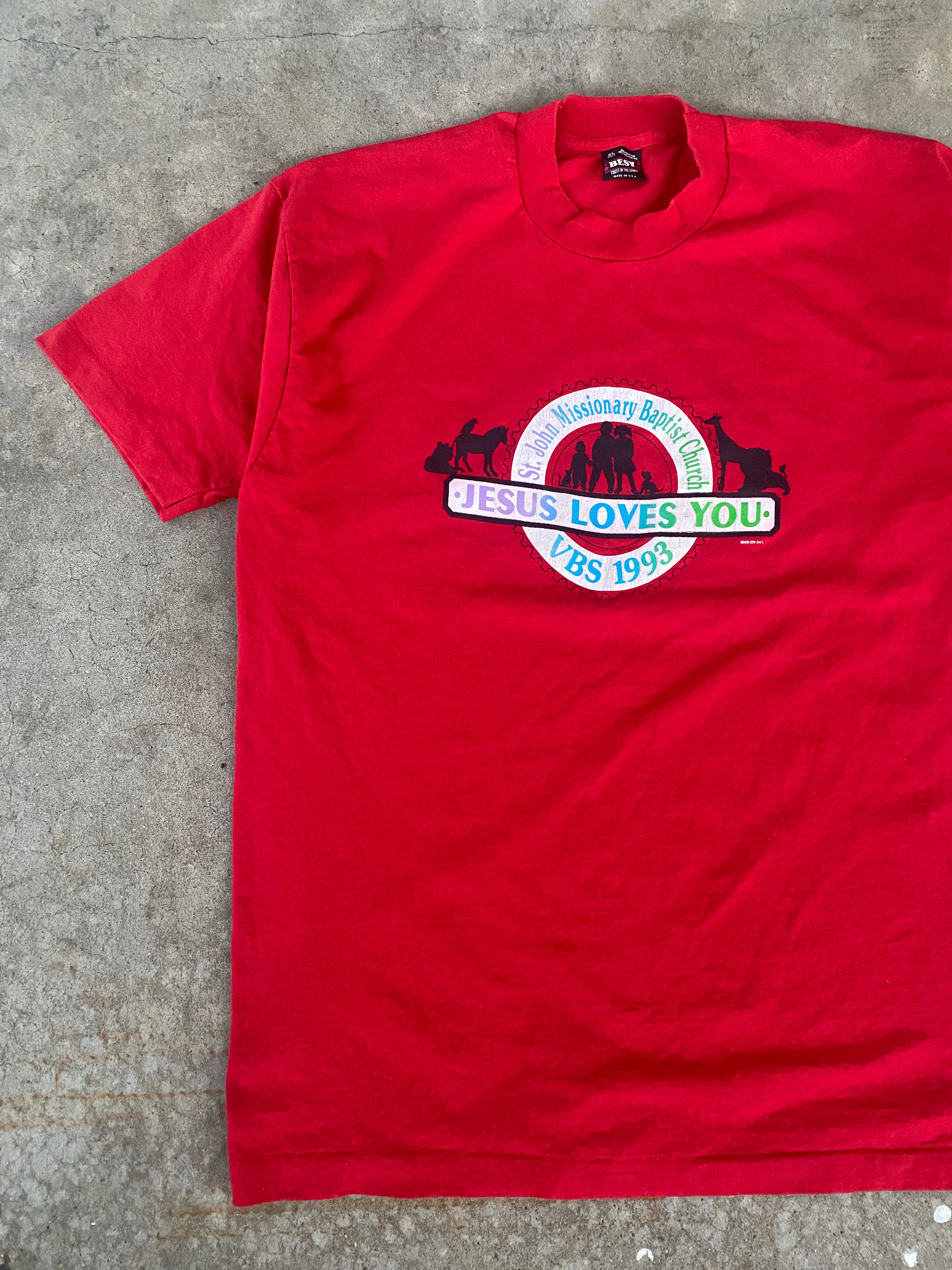 1993 Jesus Loves You T-Shirt (XL)
