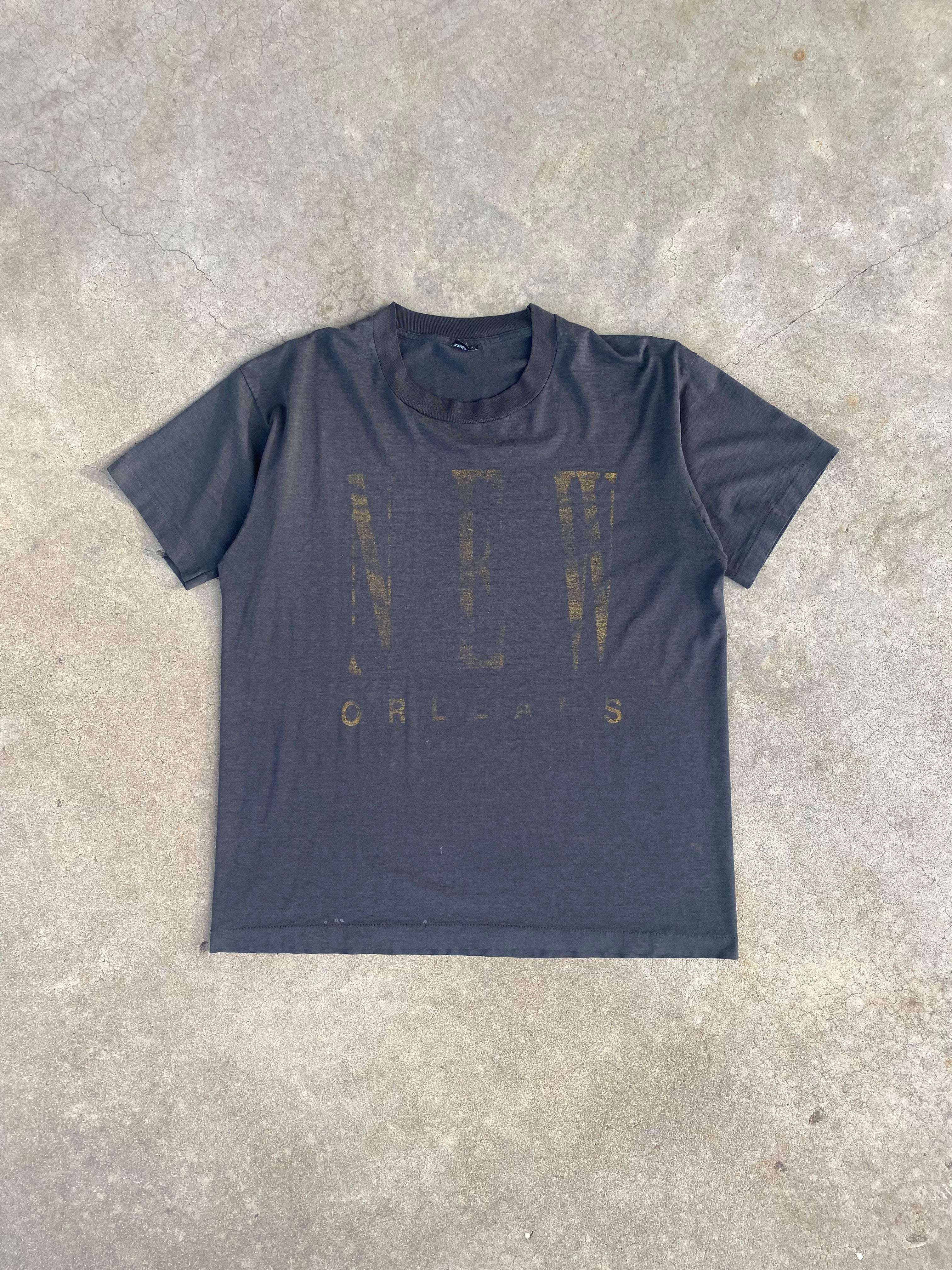 1990s New Orleans Faded T-Shirt (L)
