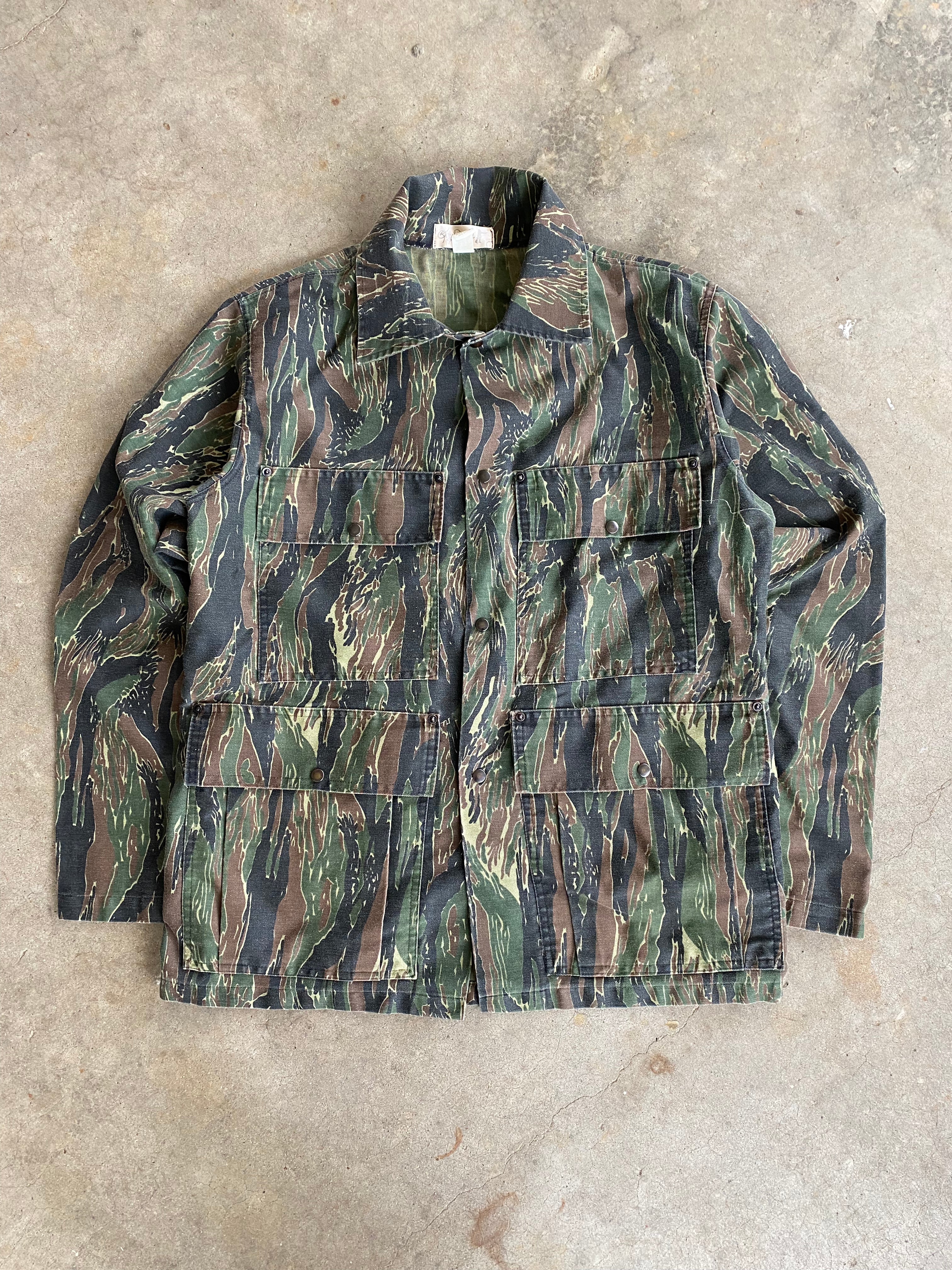 1980s Tiger Camo Lightweight Jacket (M)