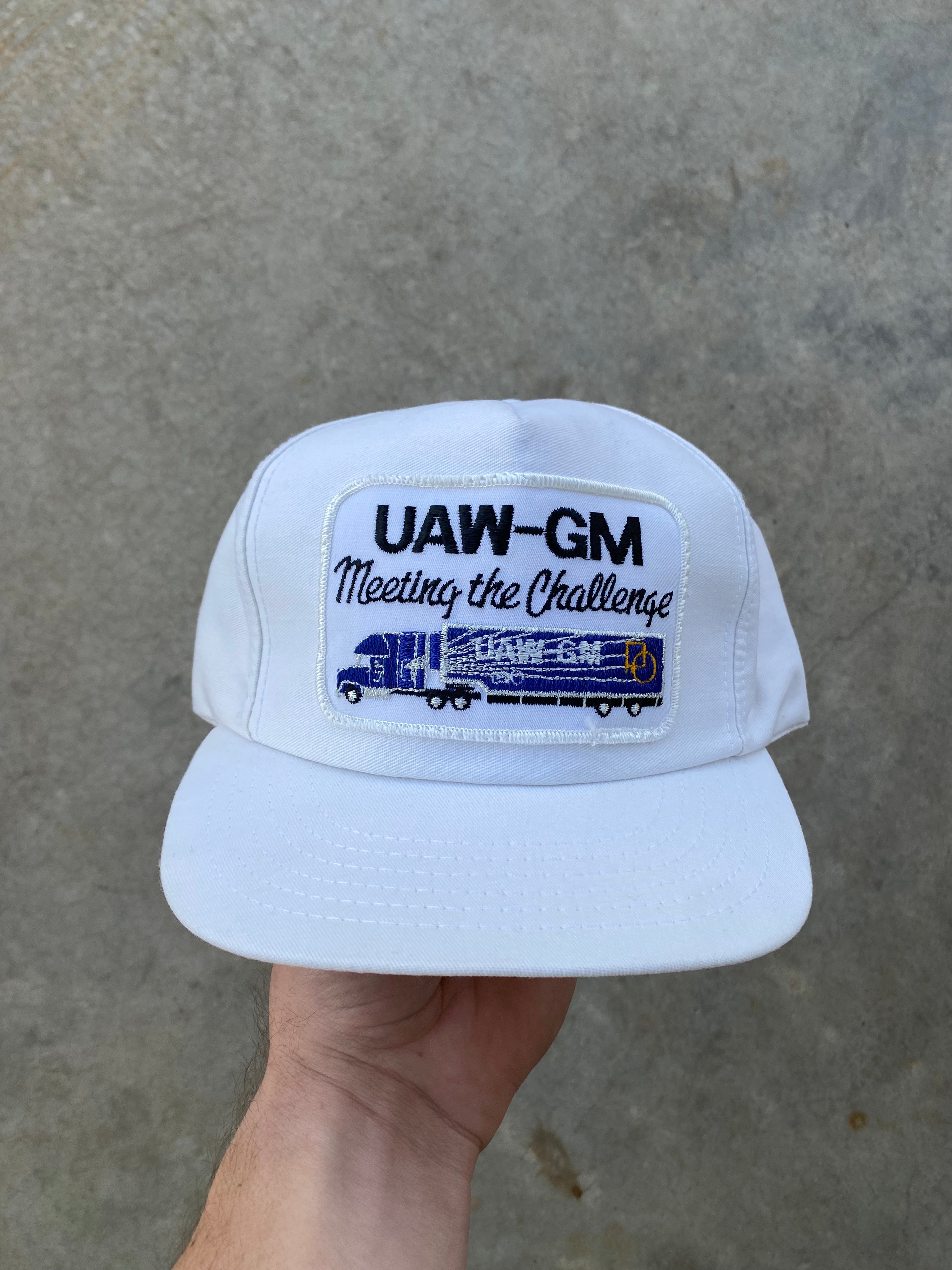 1980s UAW-GM “Meeting the Challenge” Strapback