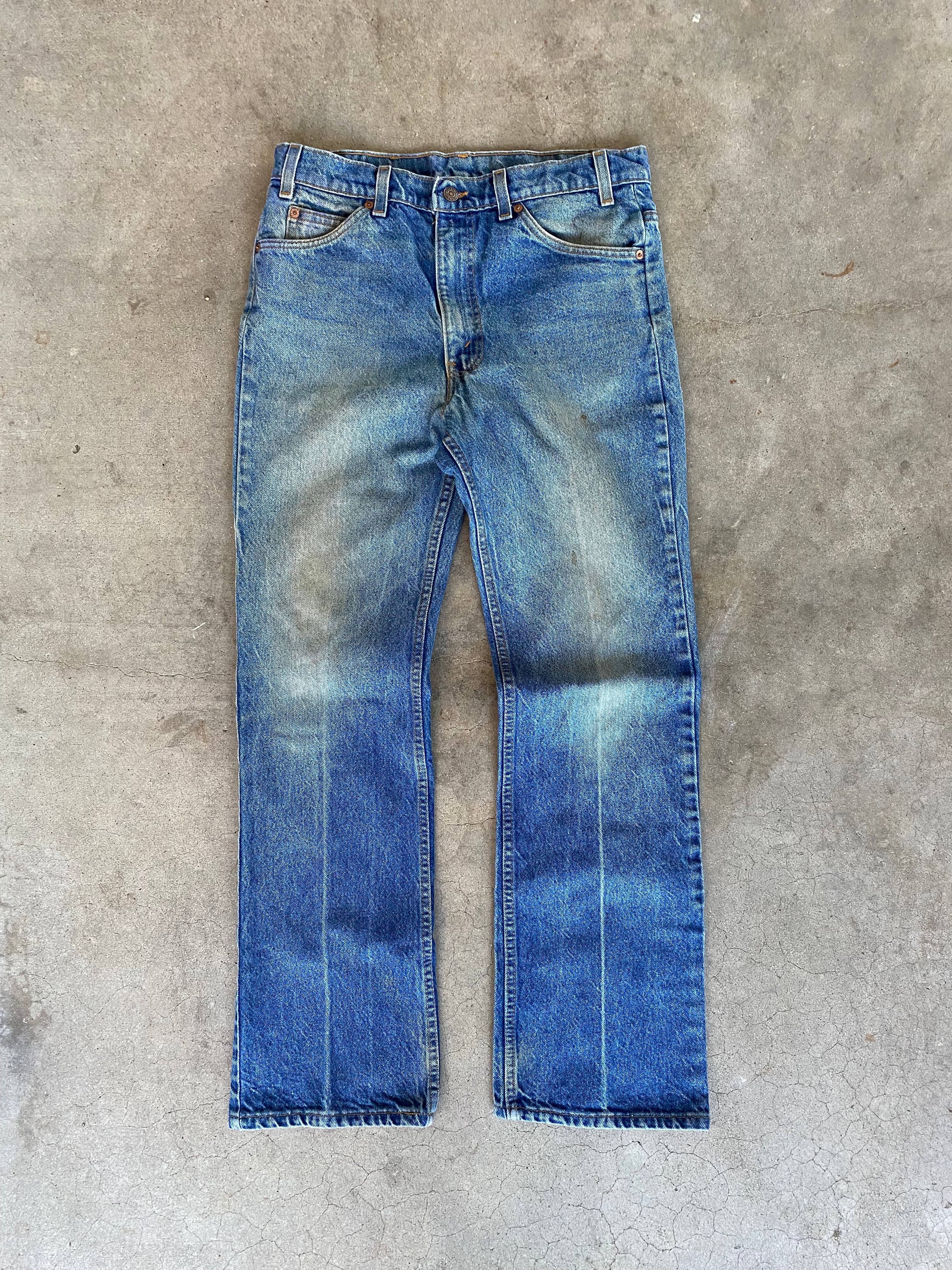 1996 Levi’s 517 Orange Tab Bootcut Flare Jeans (33"x30")