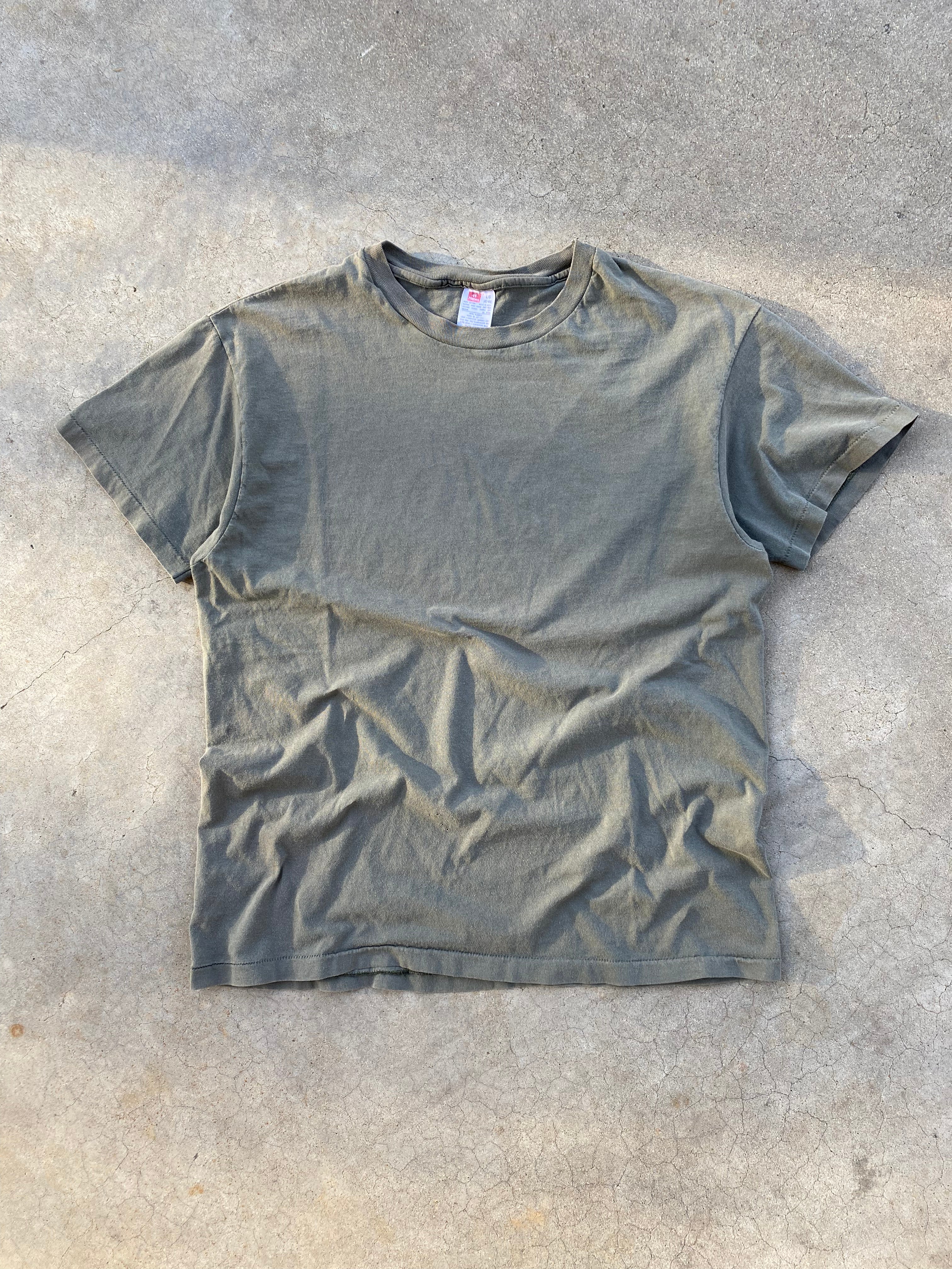 1980s Hanes Faded Blank T-Shirt (M)