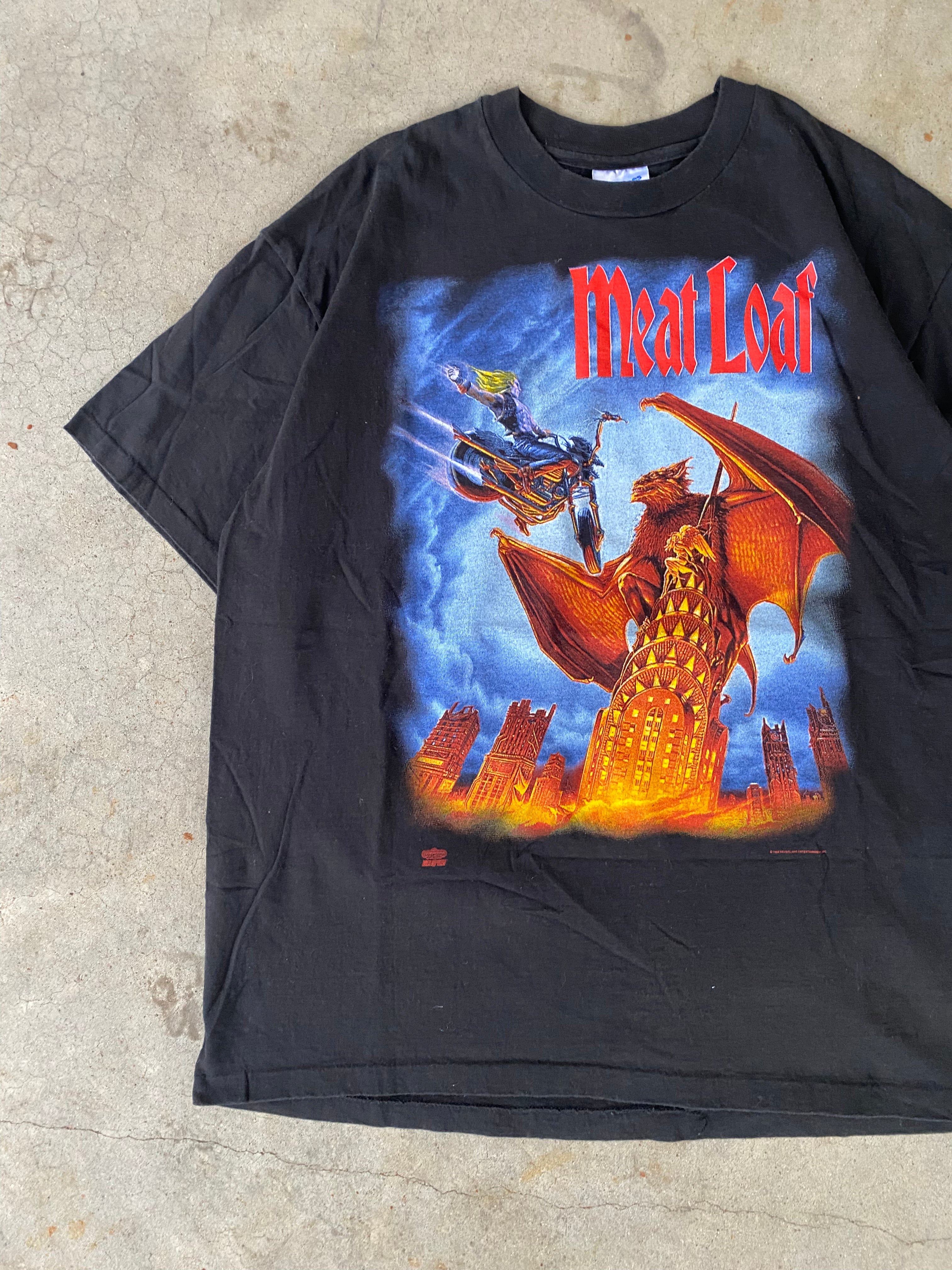 1995 Meatloaf Everything Louder Than Everything Else World Tour T-Shirt (L)