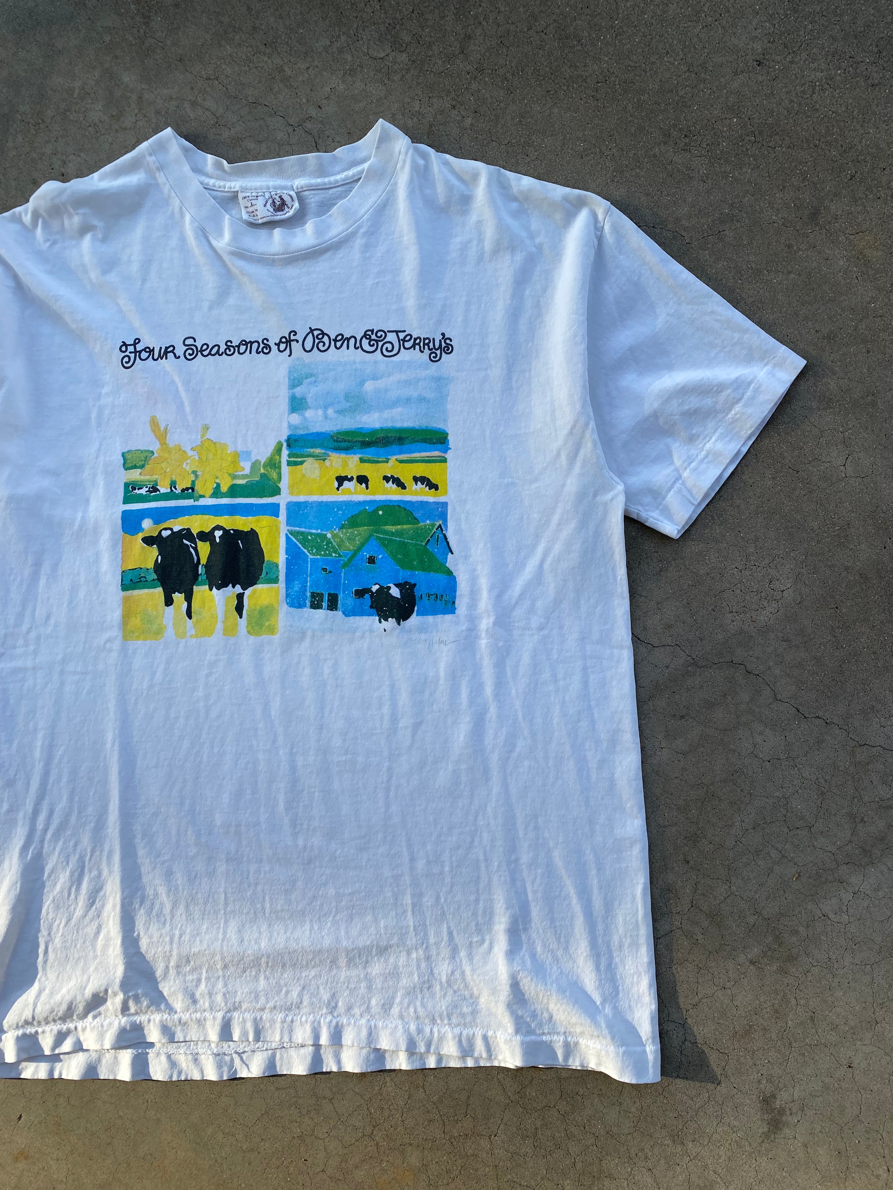 1990s Four Seasons of Ben & Jerry’s Woody Jackson T-Shirt (L)