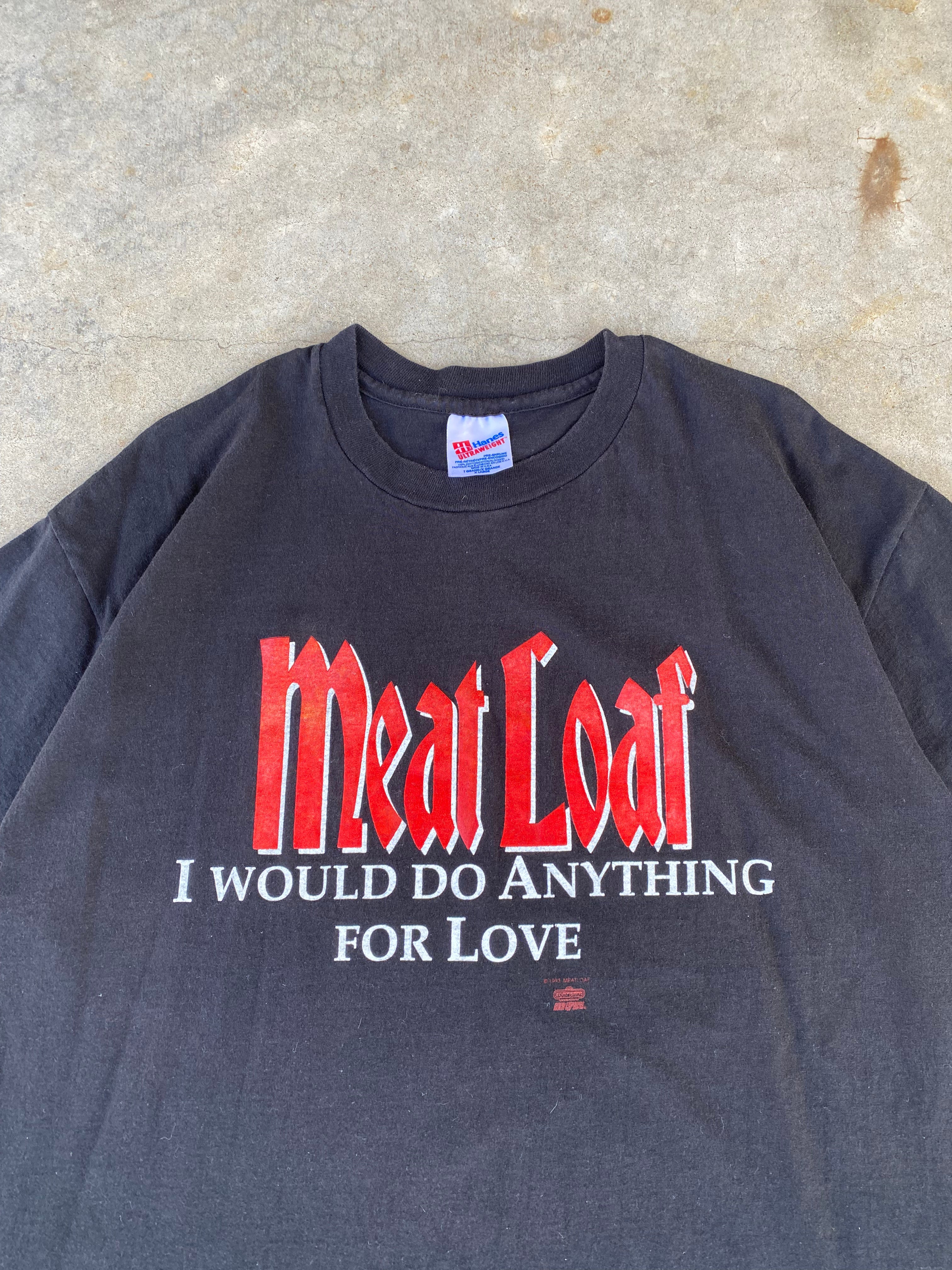 1993 Meat Loaf “I Would Do Anything For Love” T-Shirt (XL)